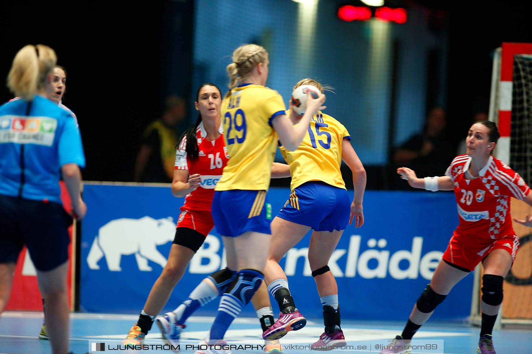 VM-kval Sverige-Kroatien 27-21,dam,Hovet,Stockholm,Sverige,Handboll,,2015,153761