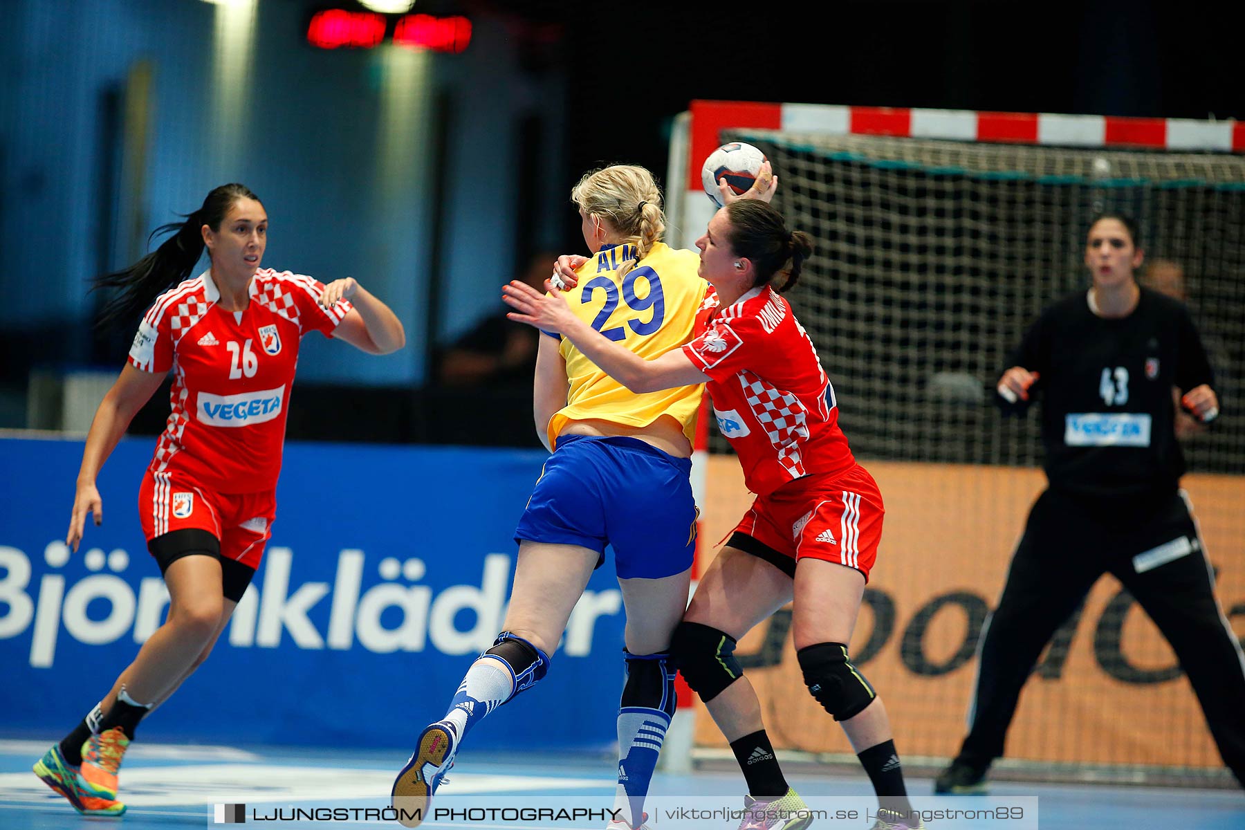 VM-kval Sverige-Kroatien 27-21,dam,Hovet,Stockholm,Sverige,Handboll,,2015,153762