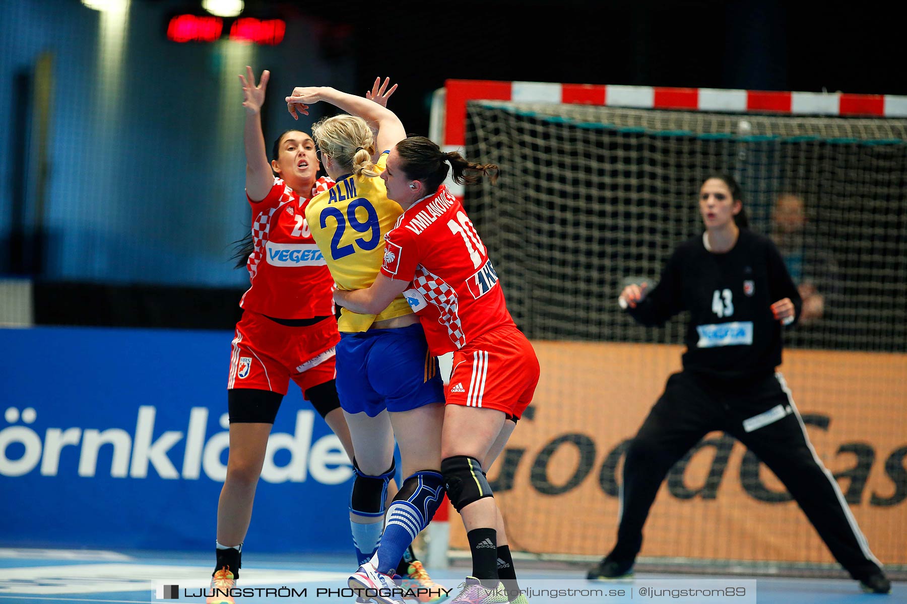 VM-kval Sverige-Kroatien 27-21,dam,Hovet,Stockholm,Sverige,Handboll,,2015,153764
