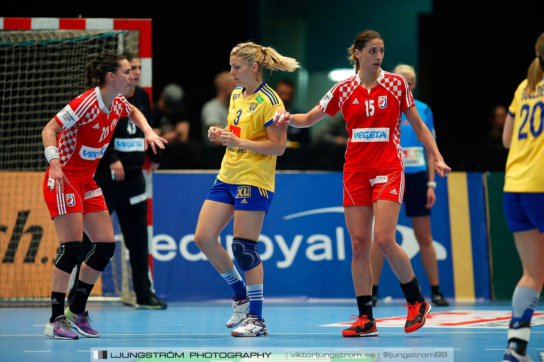 VM-kval Sverige-Kroatien 27-21,dam,Hovet,Stockholm,Sverige,Handboll,,2015,153805