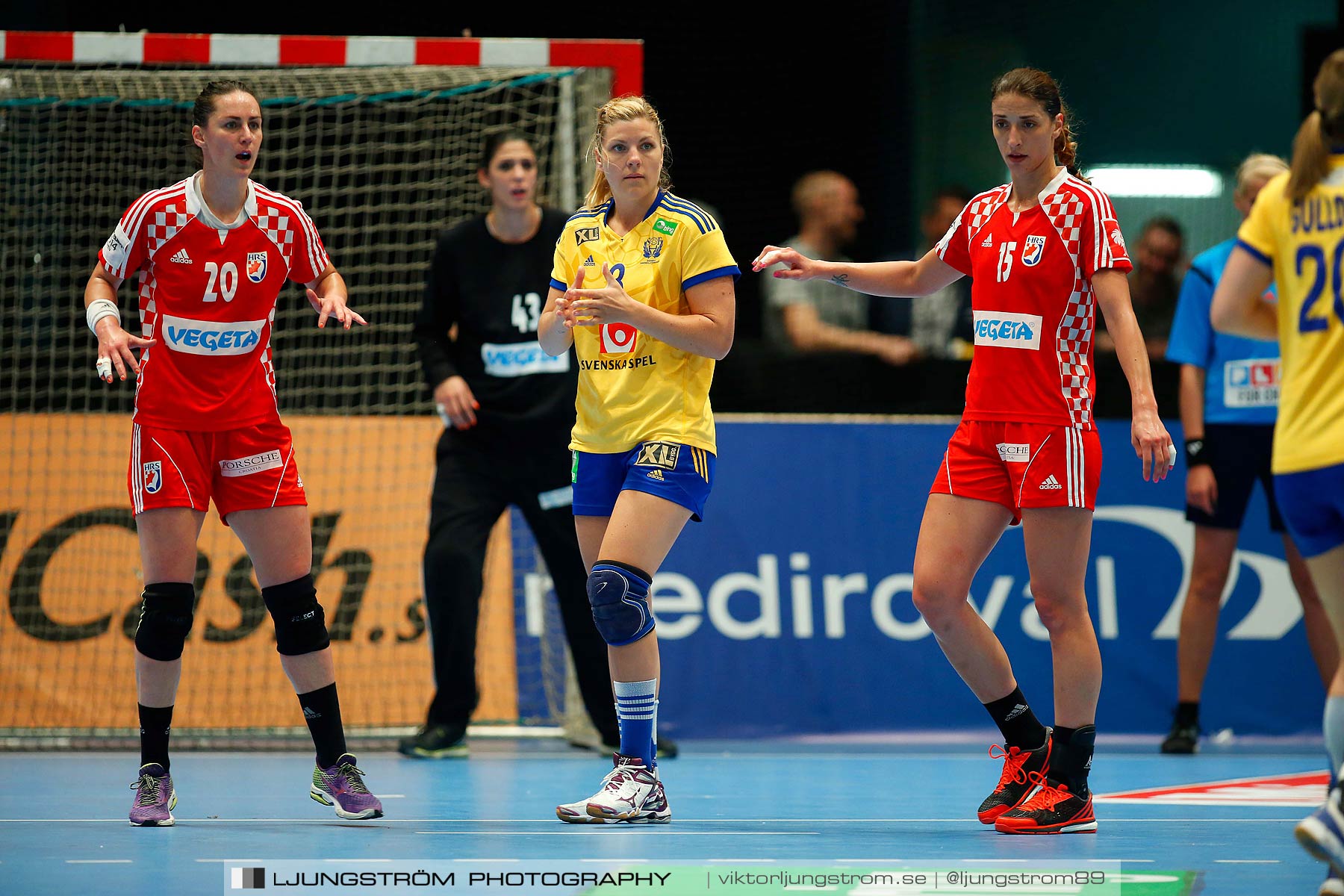 VM-kval Sverige-Kroatien 27-21,dam,Hovet,Stockholm,Sverige,Handboll,,2015,153807