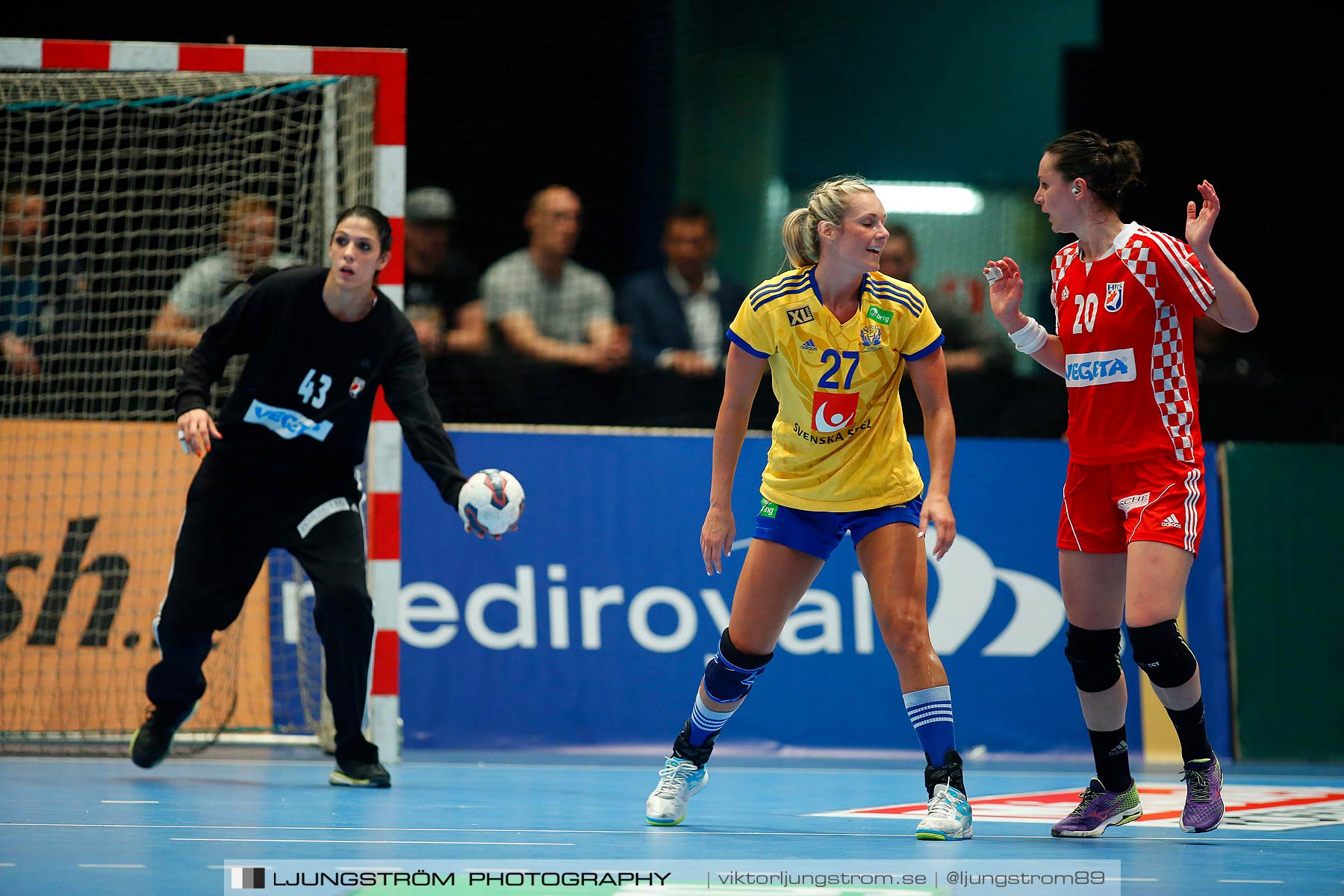 VM-kval Sverige-Kroatien 27-21,dam,Hovet,Stockholm,Sverige,Handboll,,2015,153816