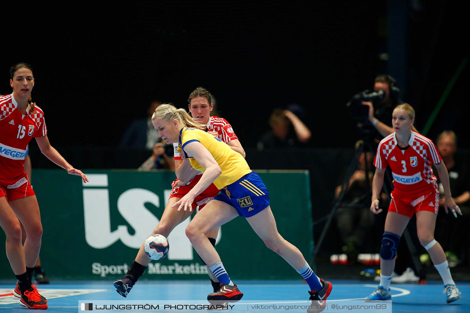 VM-kval Sverige-Kroatien 27-21,dam,Hovet,Stockholm,Sverige,Handboll,,2015,153830