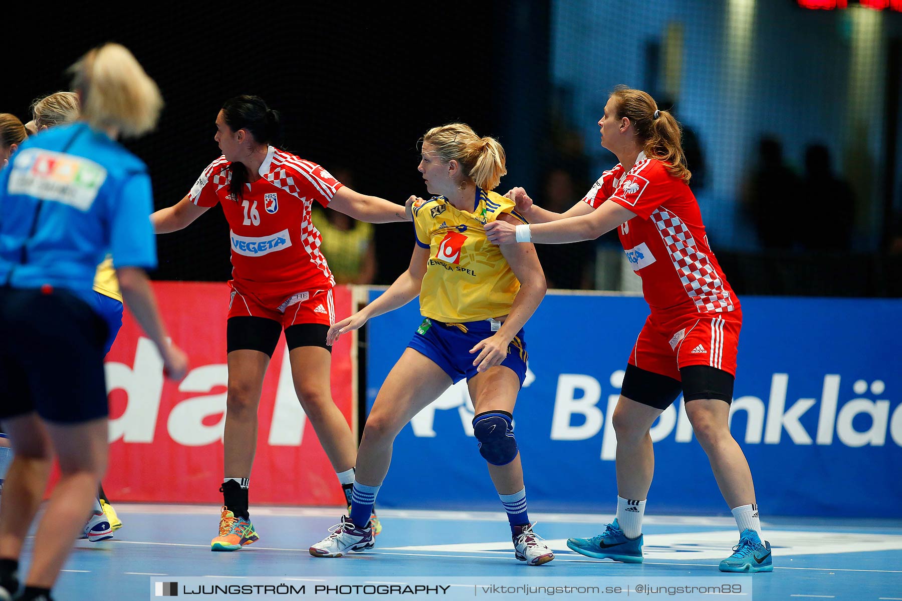 VM-kval Sverige-Kroatien 27-21,dam,Hovet,Stockholm,Sverige,Handboll,,2015,153837