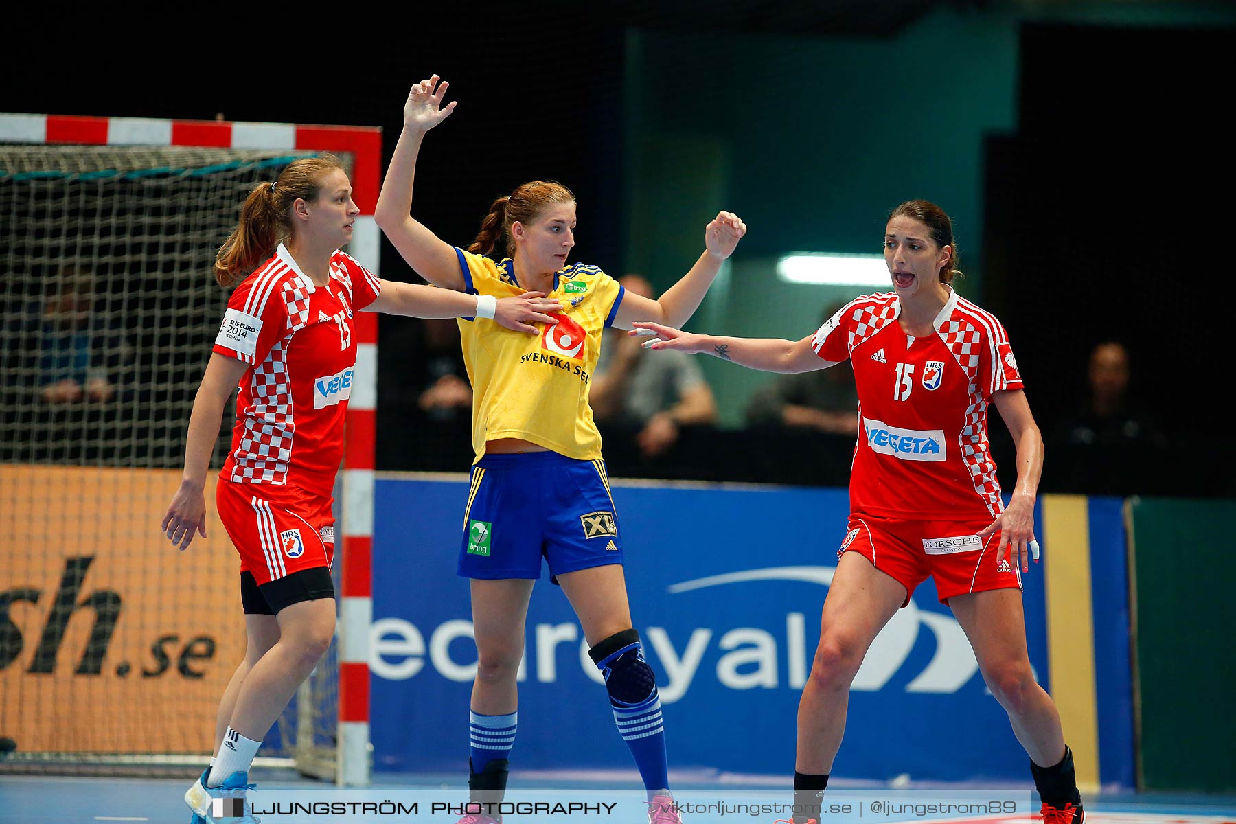 VM-kval Sverige-Kroatien 27-21,dam,Hovet,Stockholm,Sverige,Handboll,,2015,153845