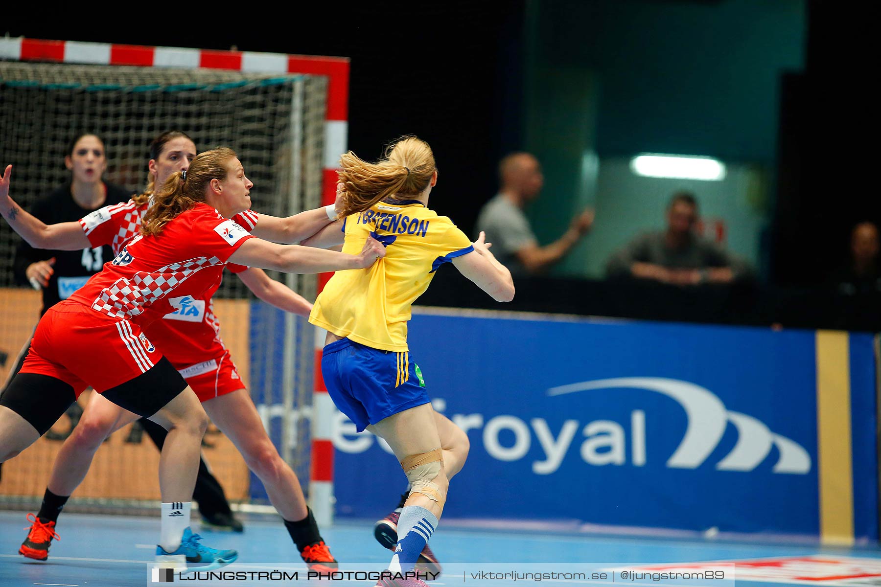 VM-kval Sverige-Kroatien 27-21,dam,Hovet,Stockholm,Sverige,Handboll,,2015,153852