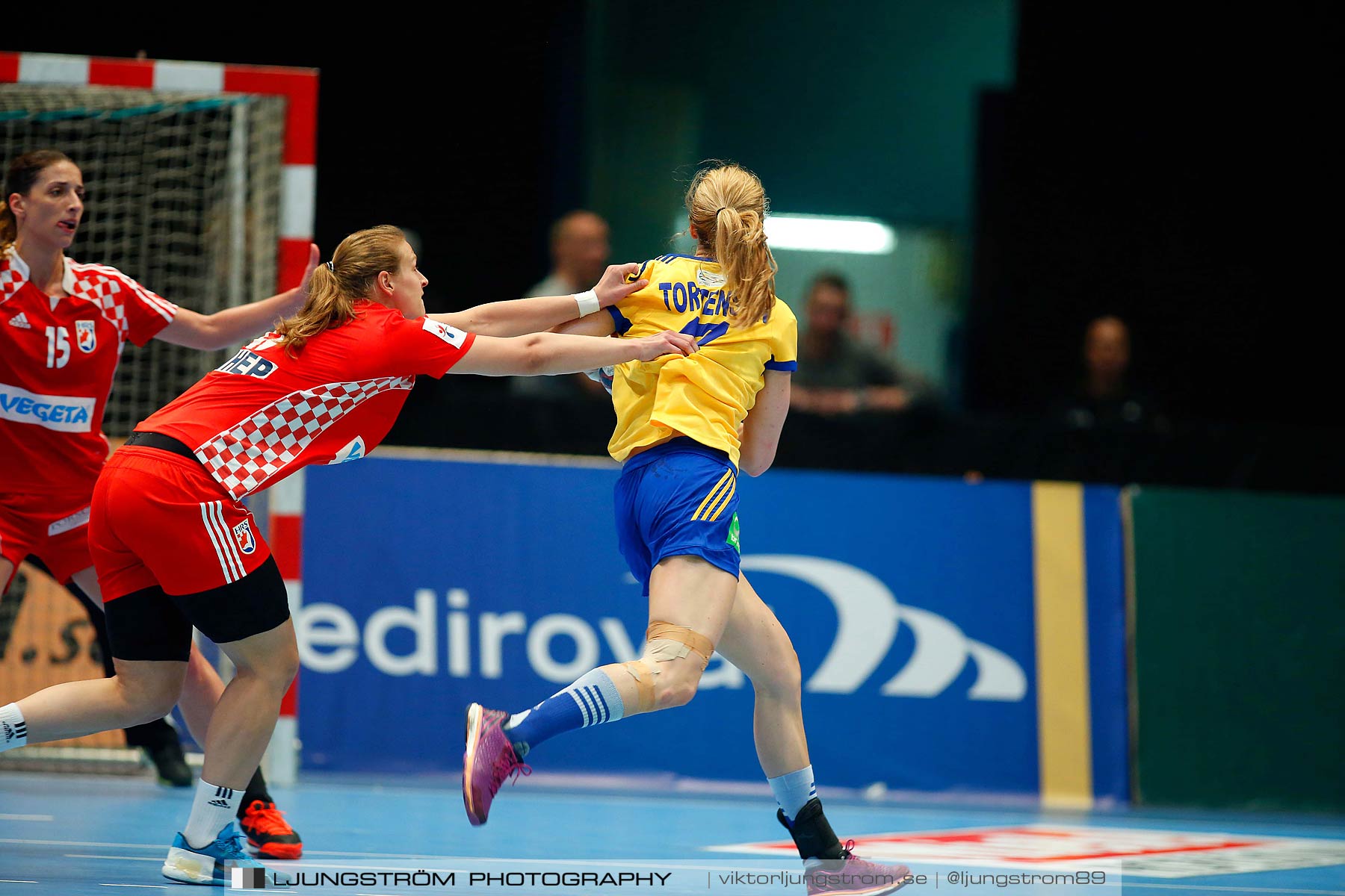 VM-kval Sverige-Kroatien 27-21,dam,Hovet,Stockholm,Sverige,Handboll,,2015,153853