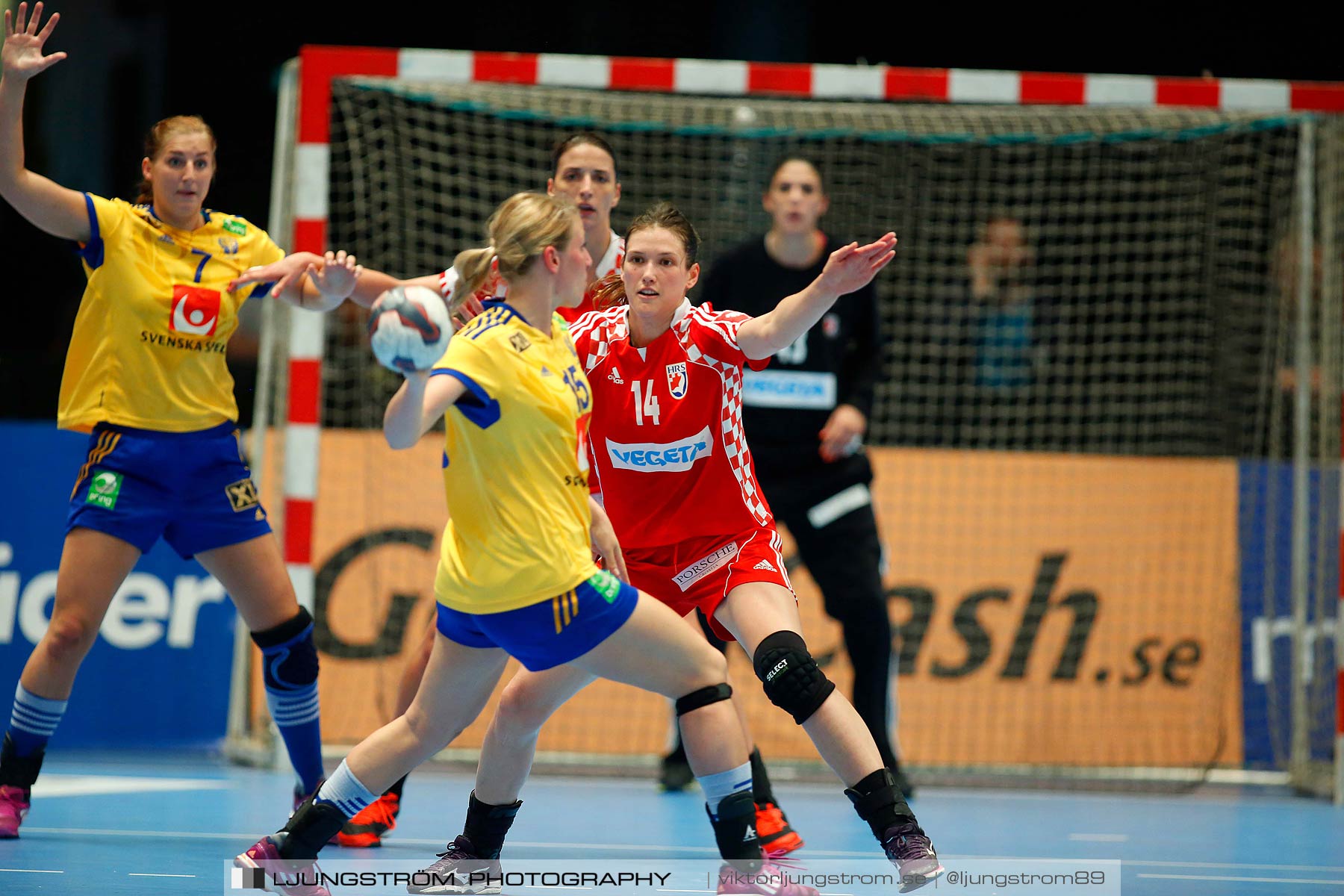 VM-kval Sverige-Kroatien 27-21,dam,Hovet,Stockholm,Sverige,Handboll,,2015,153857