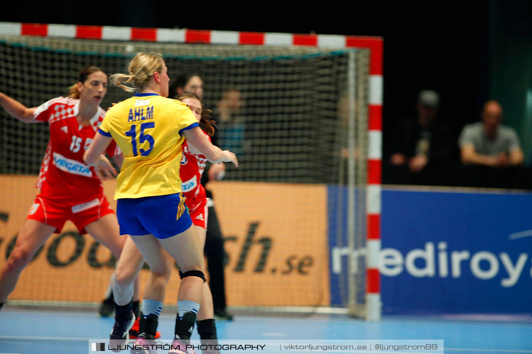 VM-kval Sverige-Kroatien 27-21,dam,Hovet,Stockholm,Sverige,Handboll,,2015,153859