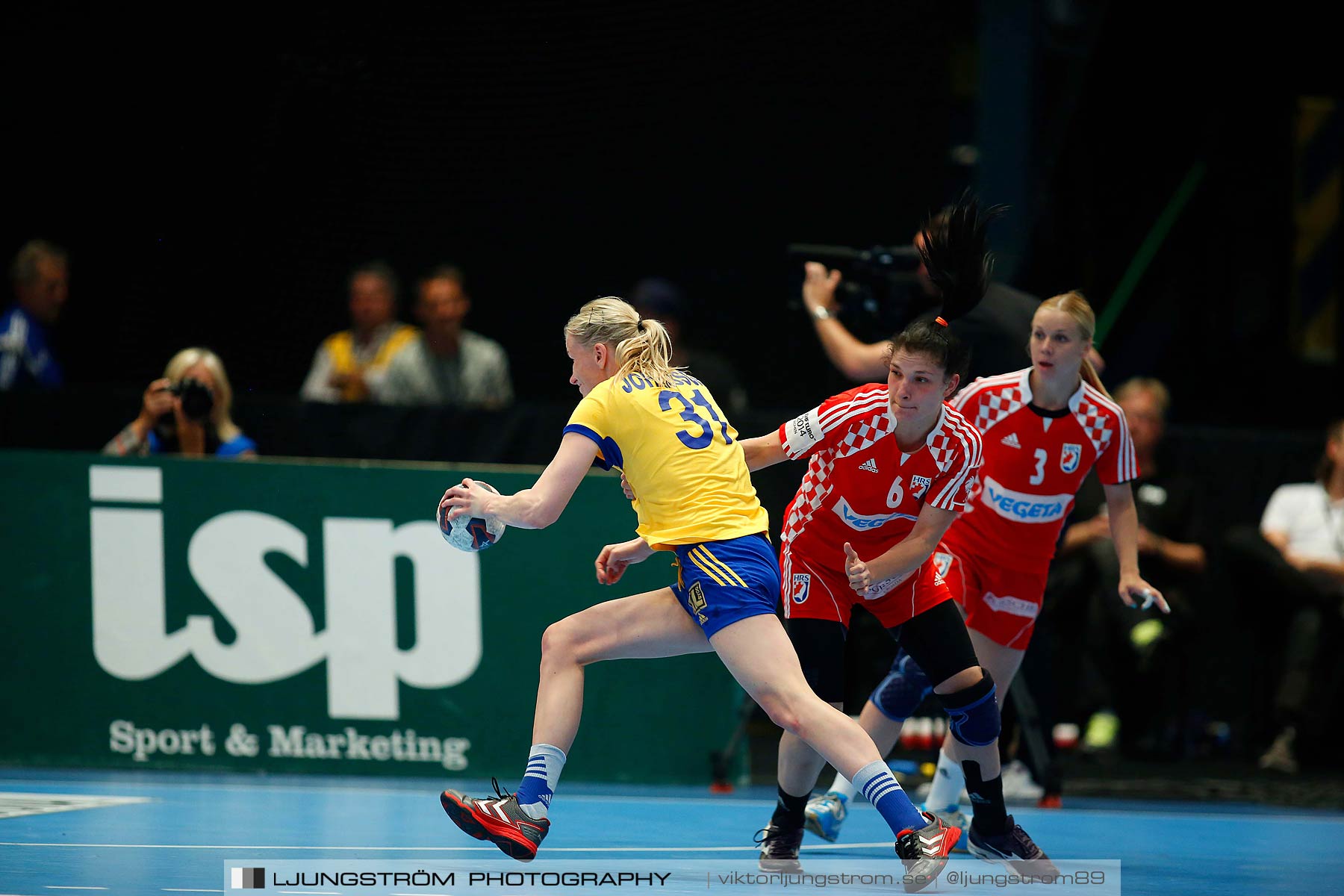 VM-kval Sverige-Kroatien 27-21,dam,Hovet,Stockholm,Sverige,Handboll,,2015,153861