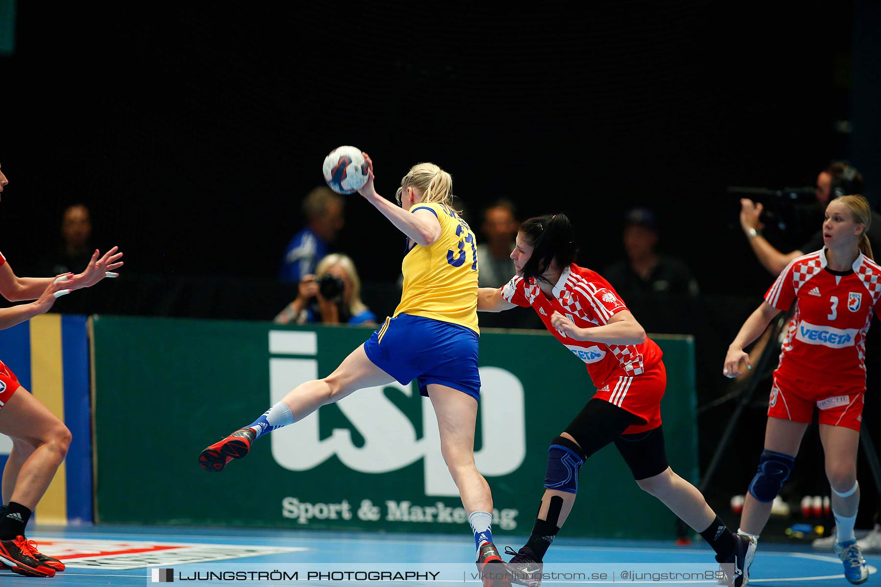 VM-kval Sverige-Kroatien 27-21,dam,Hovet,Stockholm,Sverige,Handboll,,2015,153863