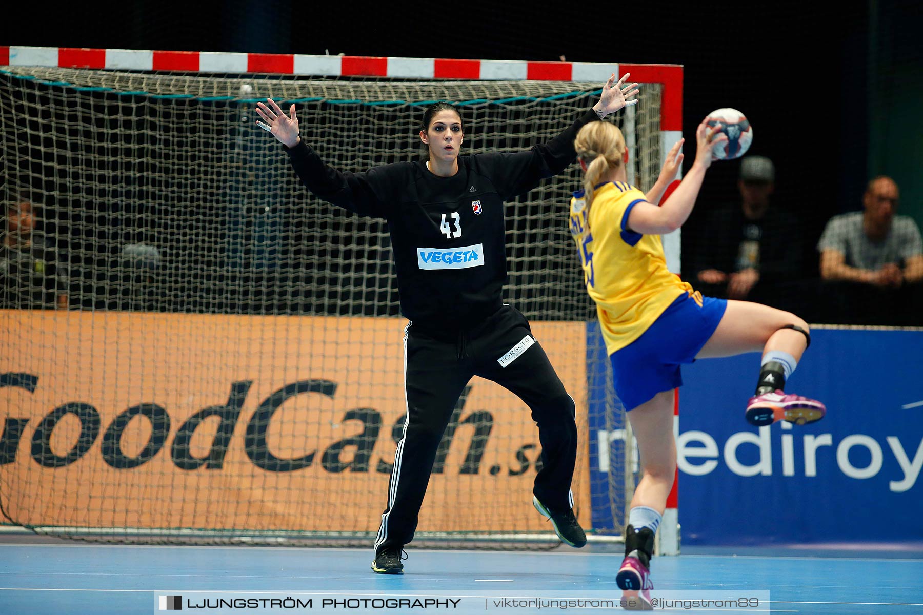 VM-kval Sverige-Kroatien 27-21,dam,Hovet,Stockholm,Sverige,Handboll,,2015,153867