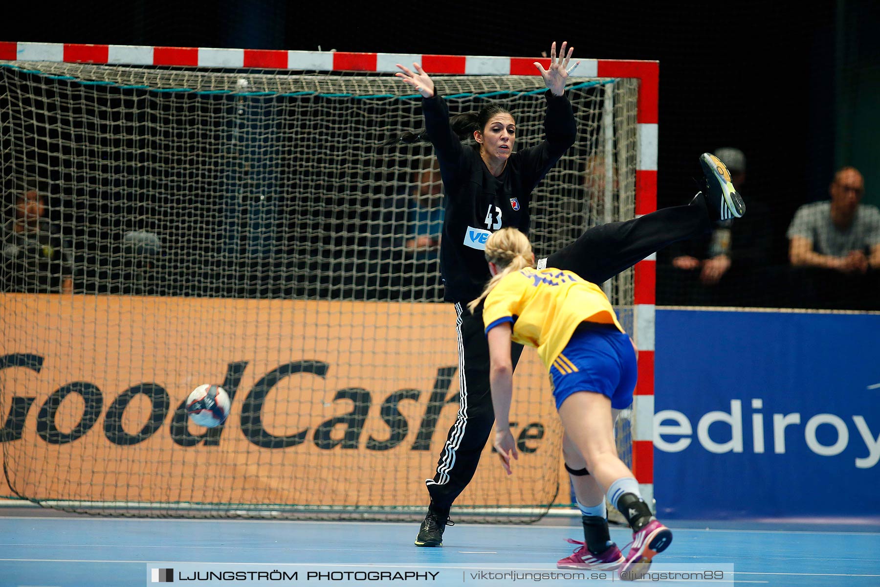 VM-kval Sverige-Kroatien 27-21,dam,Hovet,Stockholm,Sverige,Handboll,,2015,153870