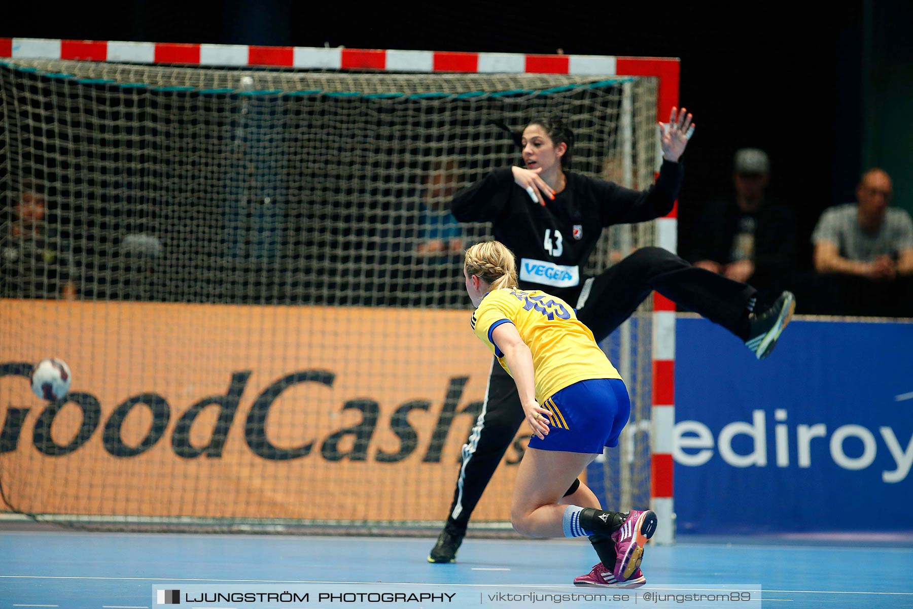 VM-kval Sverige-Kroatien 27-21,dam,Hovet,Stockholm,Sverige,Handboll,,2015,153871