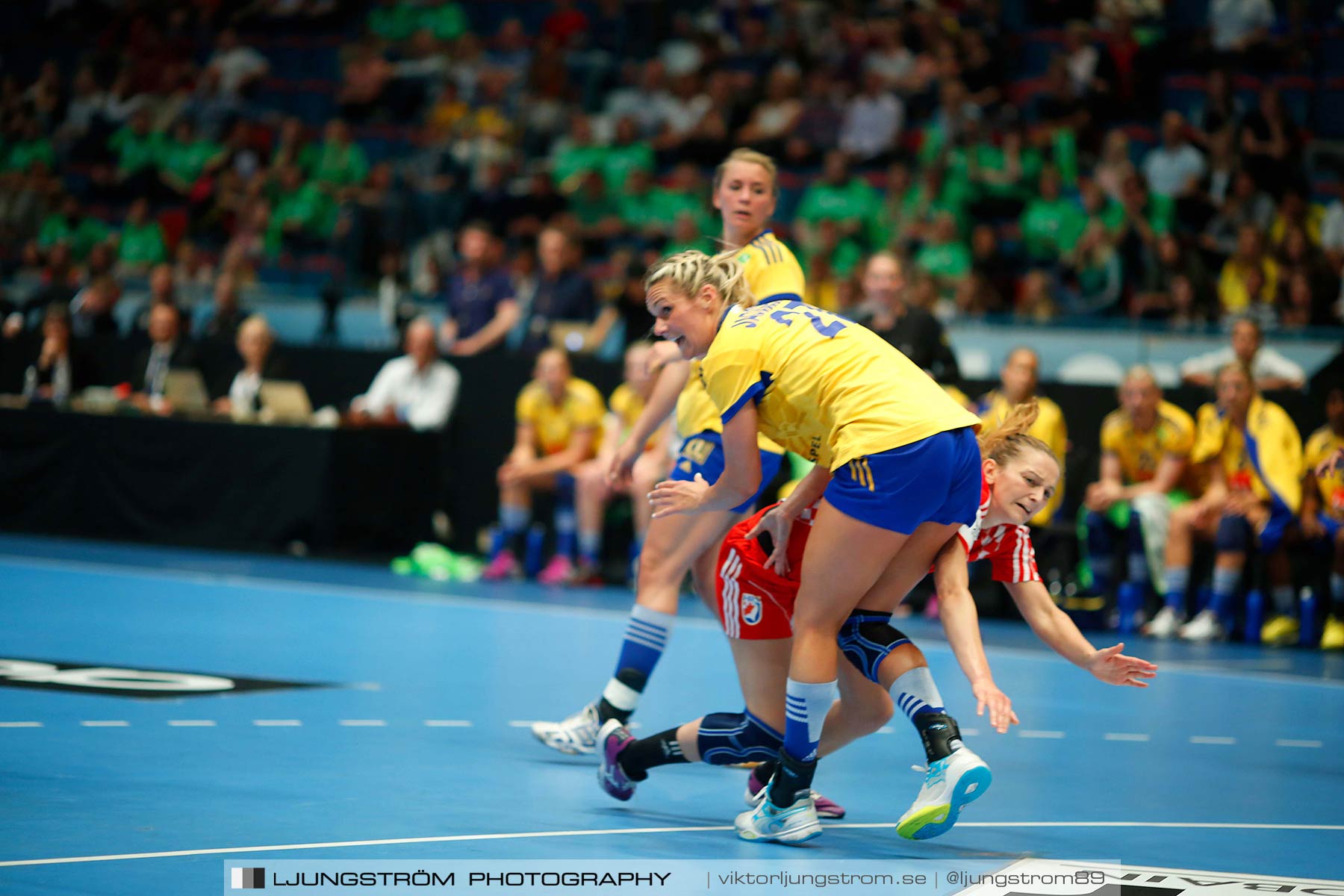 VM-kval Sverige-Kroatien 27-21,dam,Hovet,Stockholm,Sverige,Handboll,,2015,153899