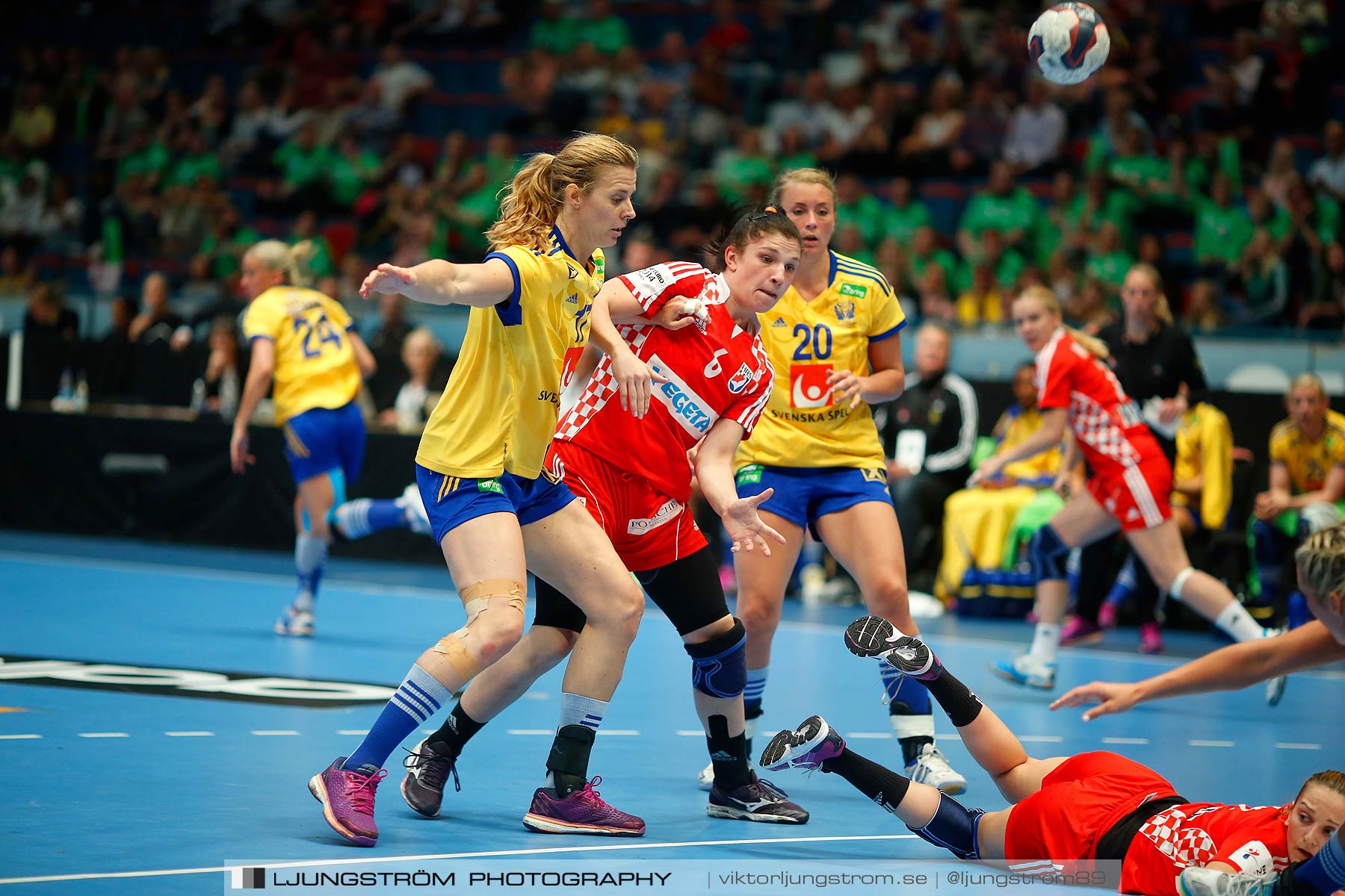 VM-kval Sverige-Kroatien 27-21,dam,Hovet,Stockholm,Sverige,Handboll,,2015,153900