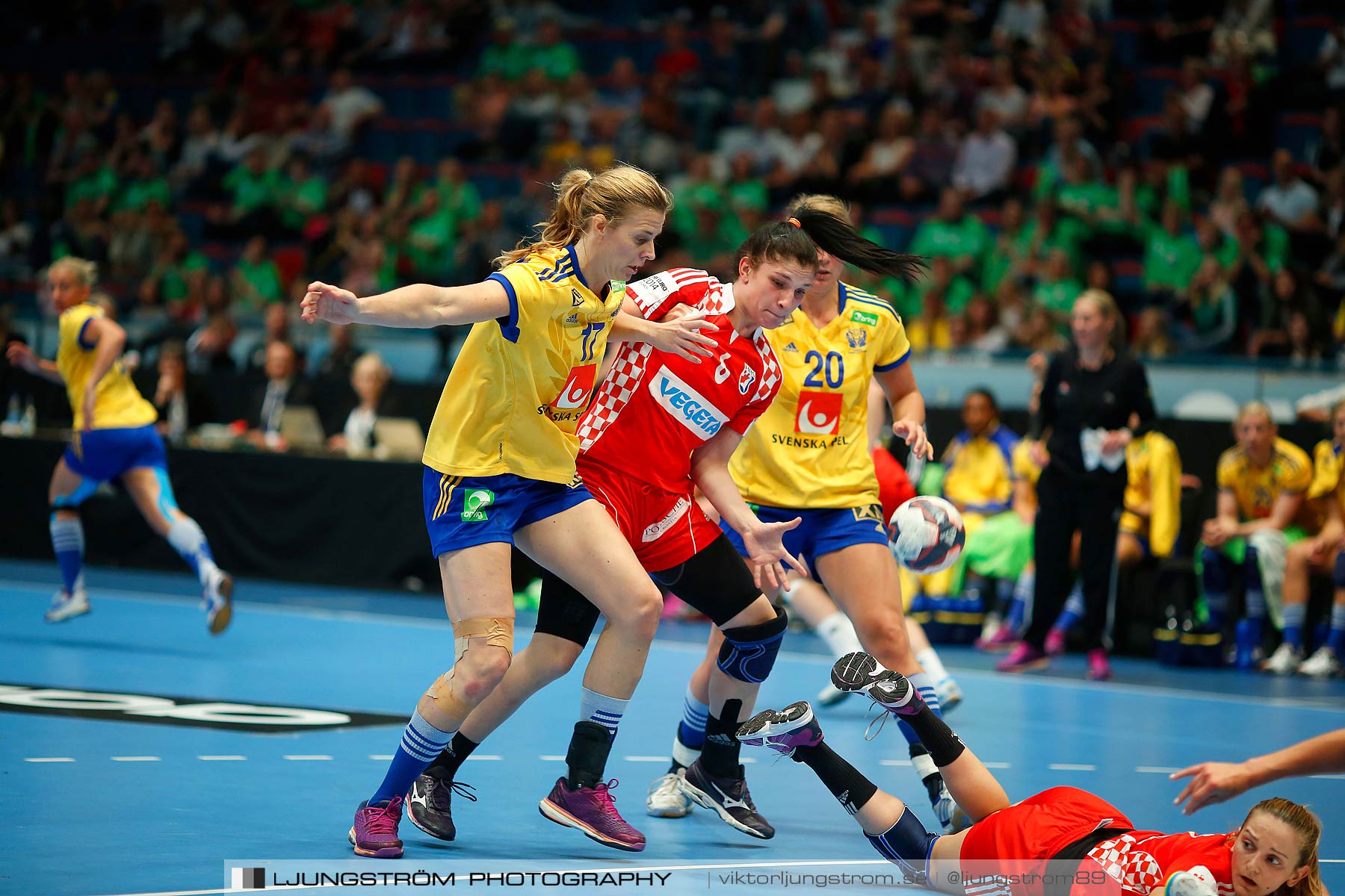 VM-kval Sverige-Kroatien 27-21,dam,Hovet,Stockholm,Sverige,Handboll,,2015,153901