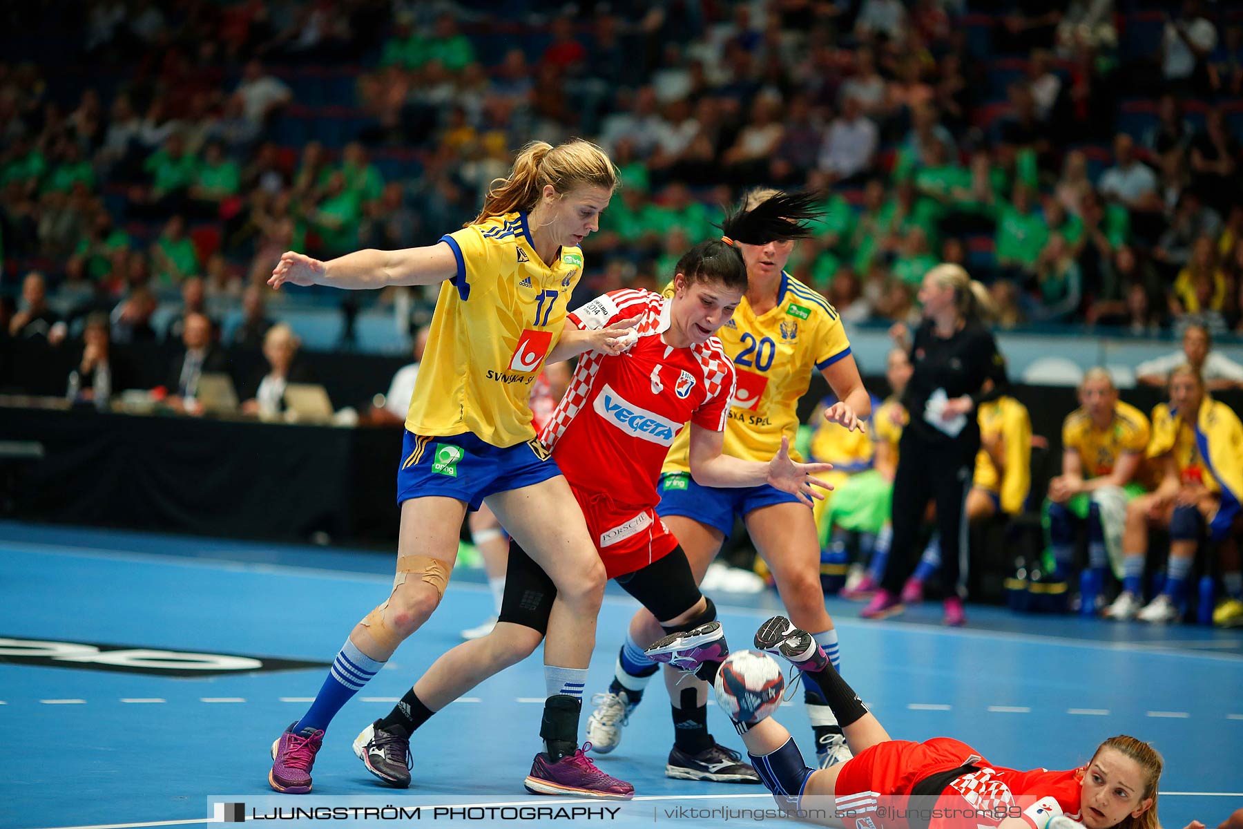 VM-kval Sverige-Kroatien 27-21,dam,Hovet,Stockholm,Sverige,Handboll,,2015,153902
