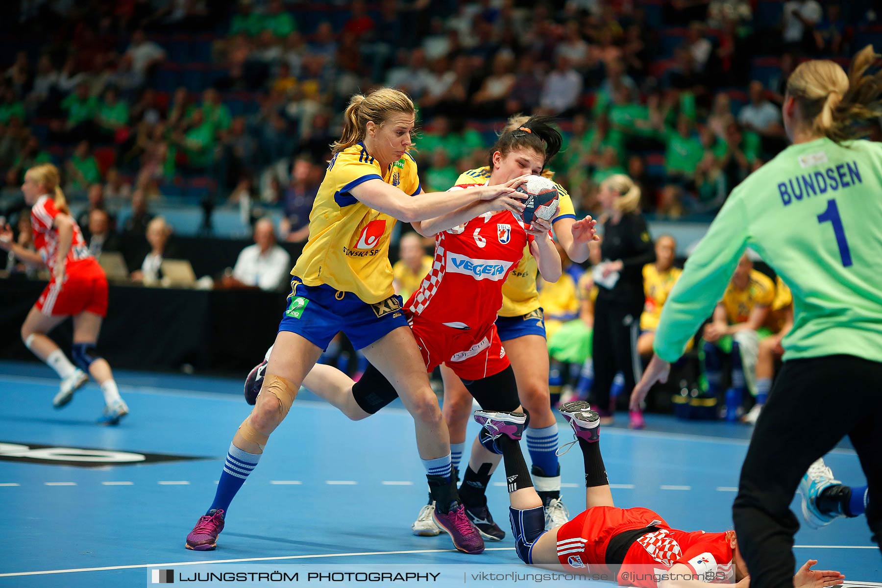 VM-kval Sverige-Kroatien 27-21,dam,Hovet,Stockholm,Sverige,Handboll,,2015,153904