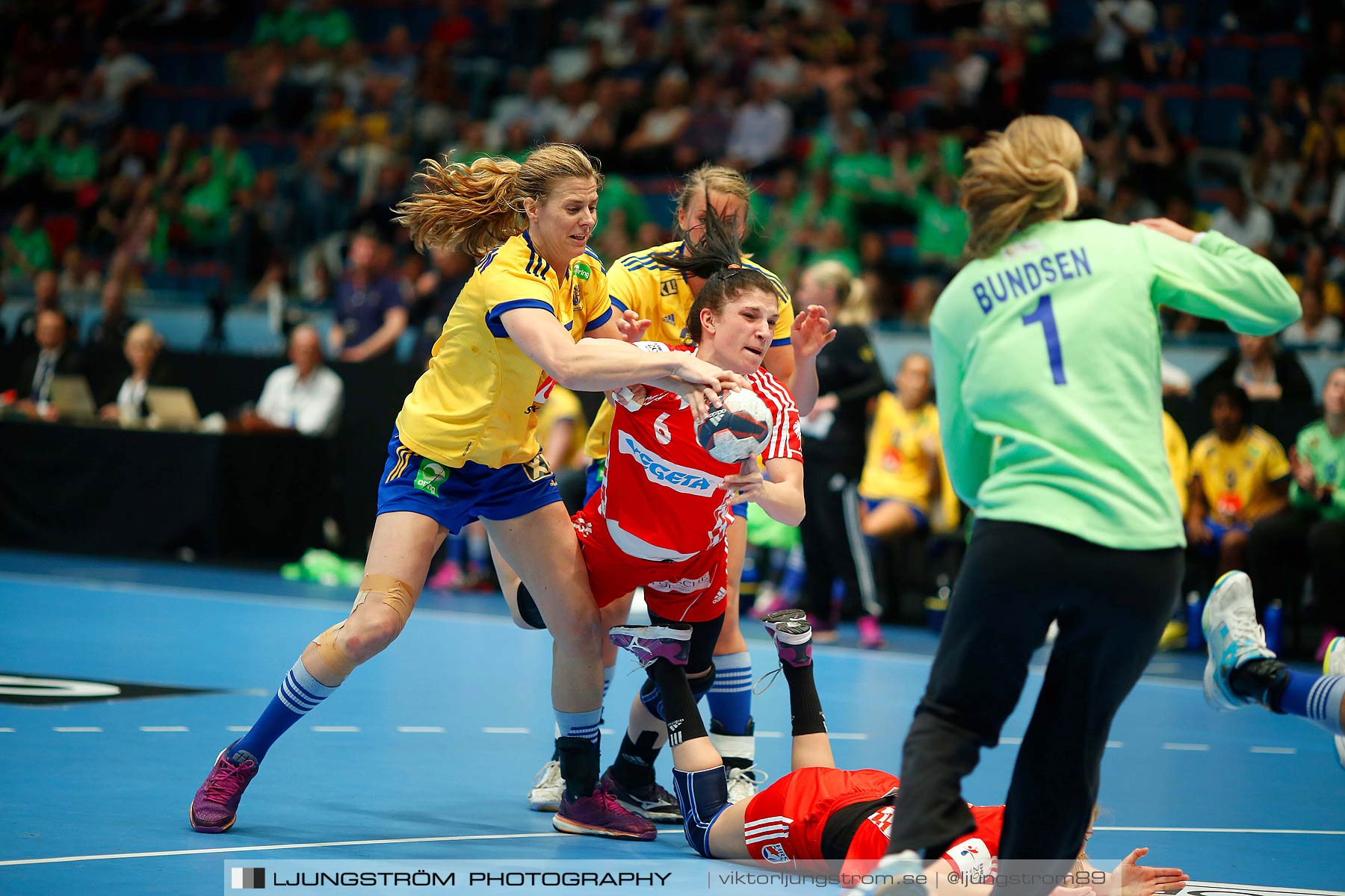 VM-kval Sverige-Kroatien 27-21,dam,Hovet,Stockholm,Sverige,Handboll,,2015,153905