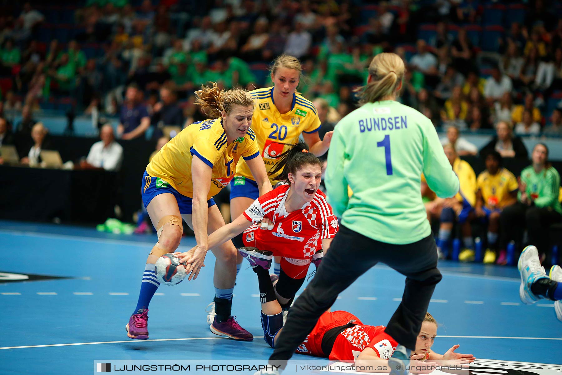 VM-kval Sverige-Kroatien 27-21,dam,Hovet,Stockholm,Sverige,Handboll,,2015,153906