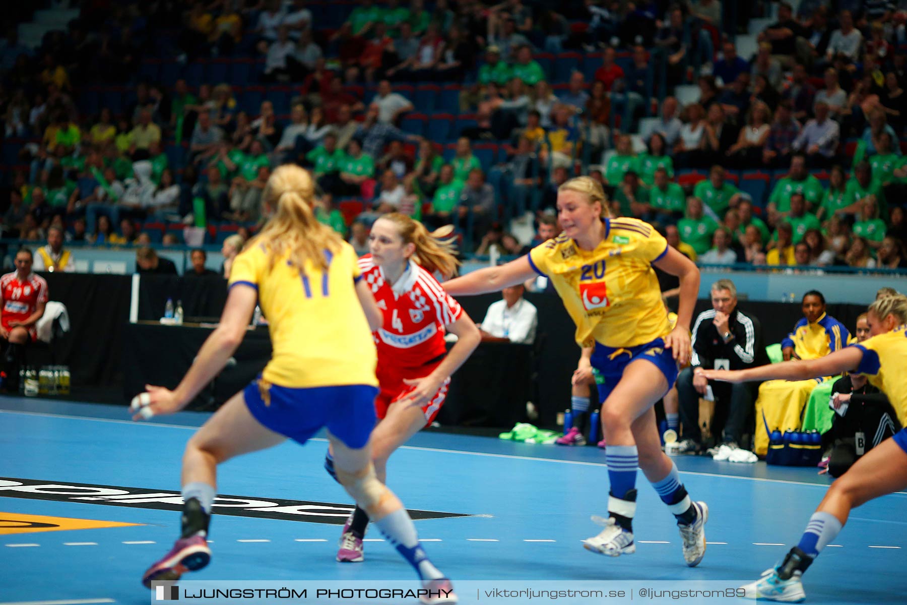 VM-kval Sverige-Kroatien 27-21,dam,Hovet,Stockholm,Sverige,Handboll,,2015,153909