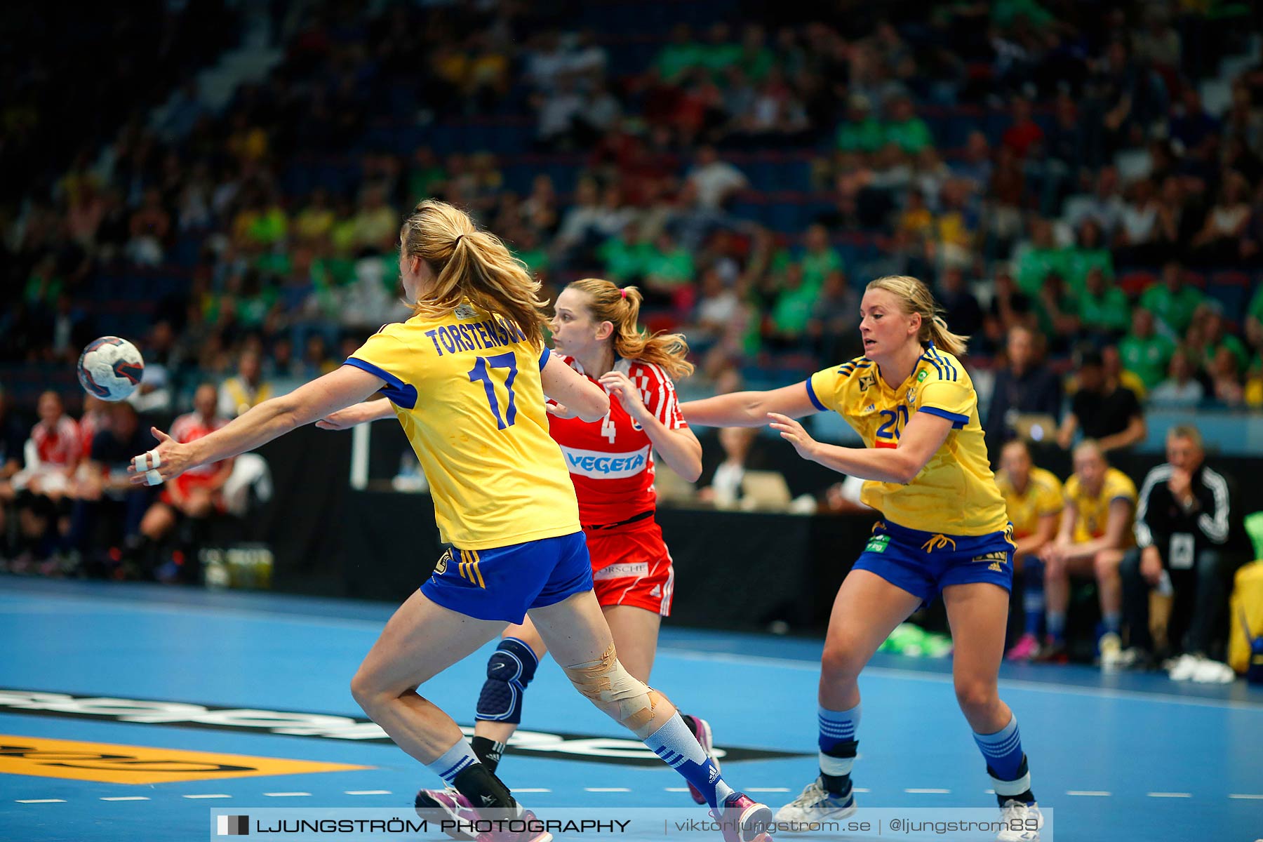 VM-kval Sverige-Kroatien 27-21,dam,Hovet,Stockholm,Sverige,Handboll,,2015,153910