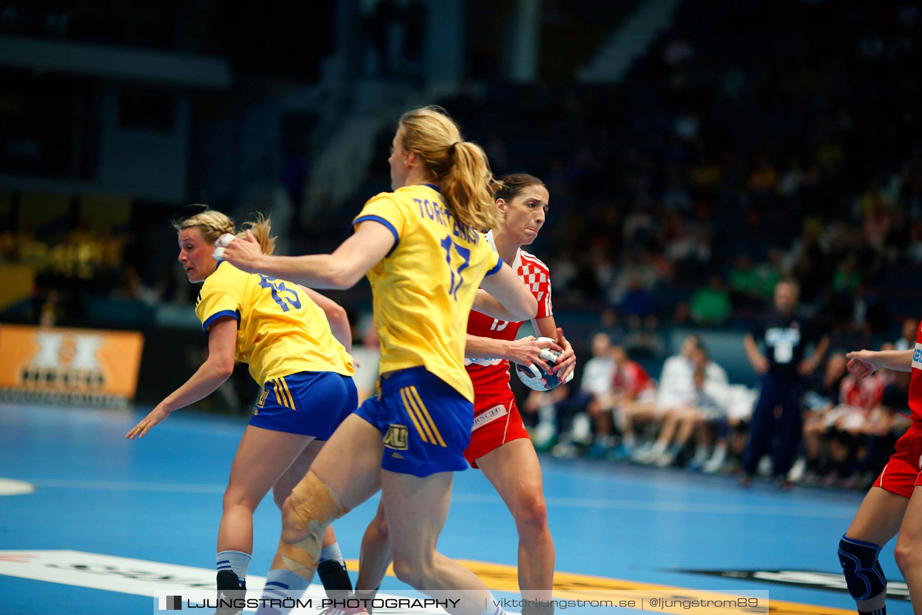 VM-kval Sverige-Kroatien 27-21,dam,Hovet,Stockholm,Sverige,Handboll,,2015,153912