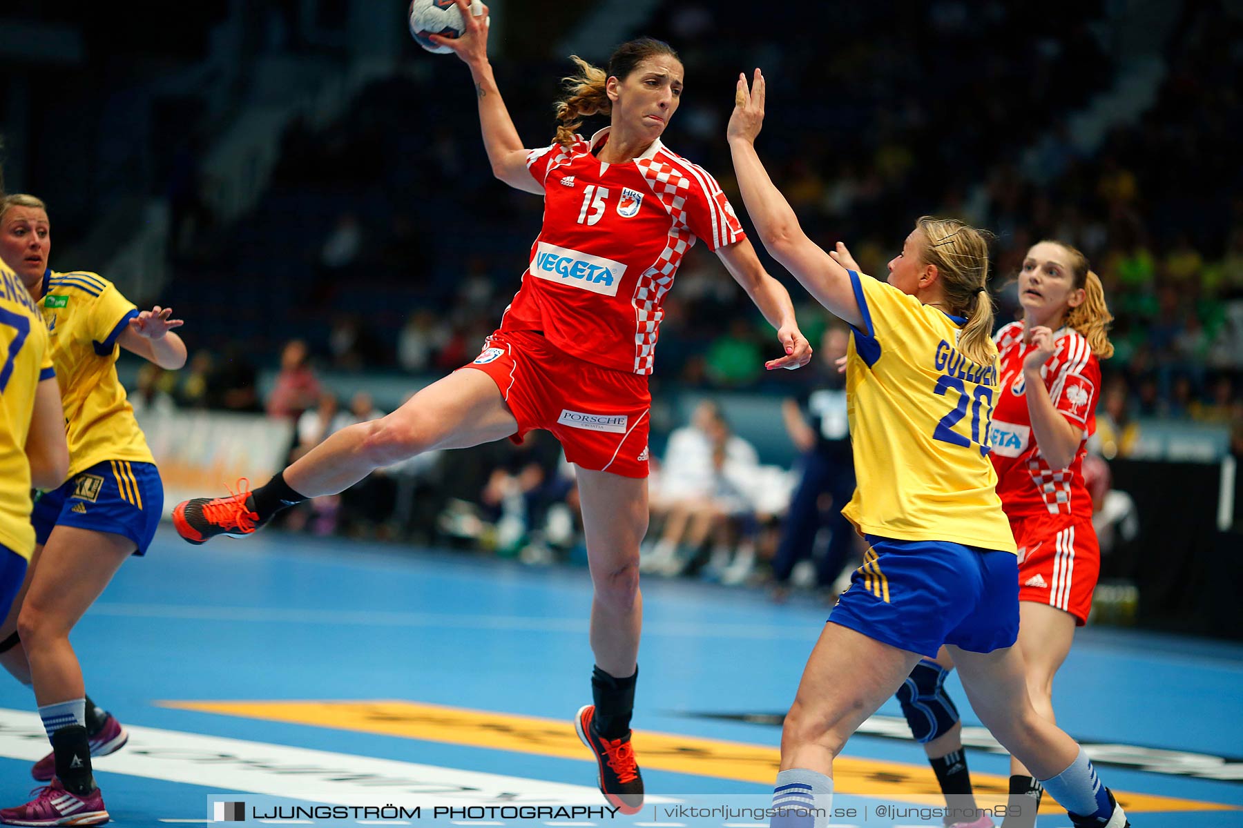 VM-kval Sverige-Kroatien 27-21,dam,Hovet,Stockholm,Sverige,Handboll,,2015,153914