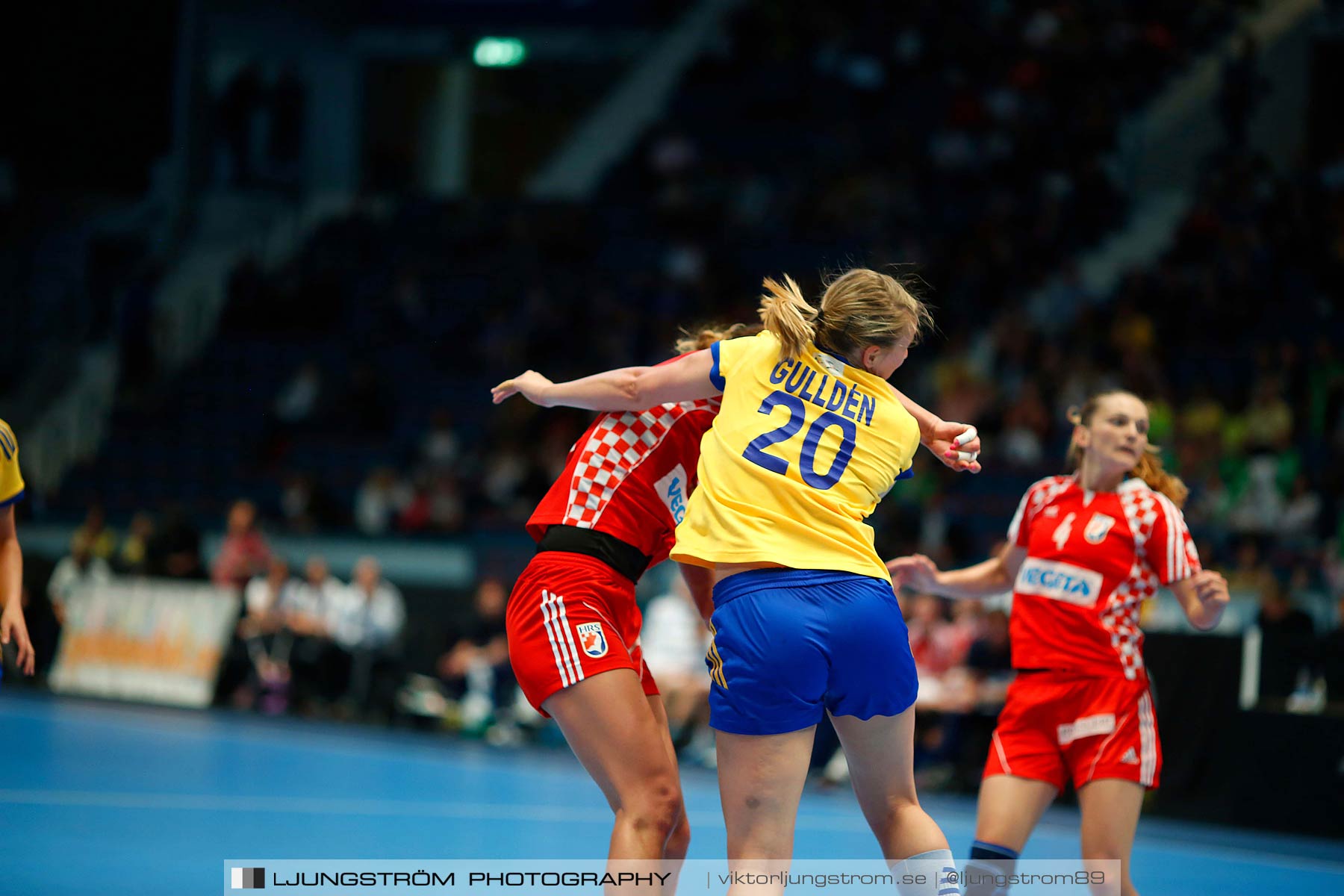 VM-kval Sverige-Kroatien 27-21,dam,Hovet,Stockholm,Sverige,Handboll,,2015,153916