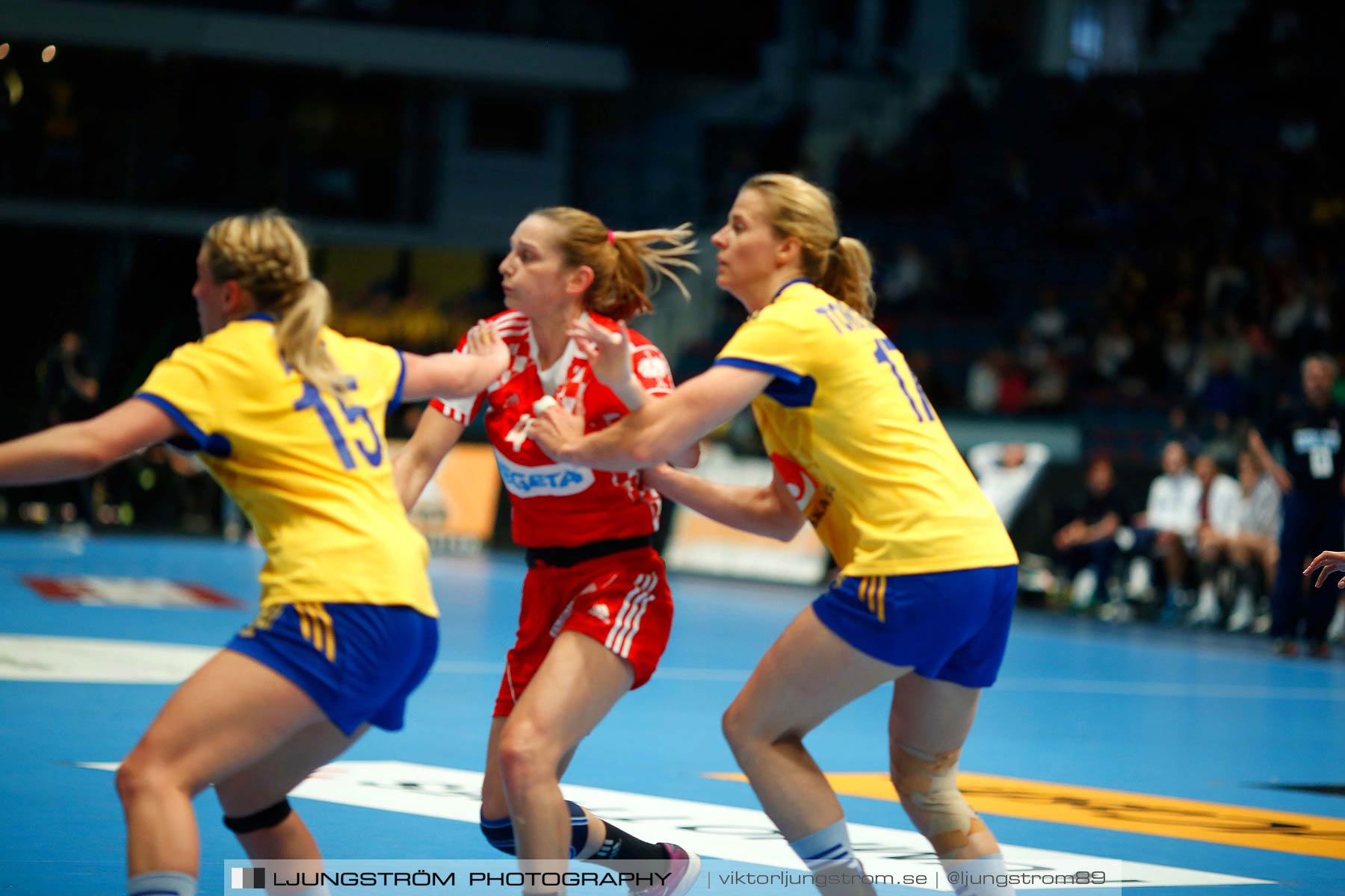 VM-kval Sverige-Kroatien 27-21,dam,Hovet,Stockholm,Sverige,Handboll,,2015,153917