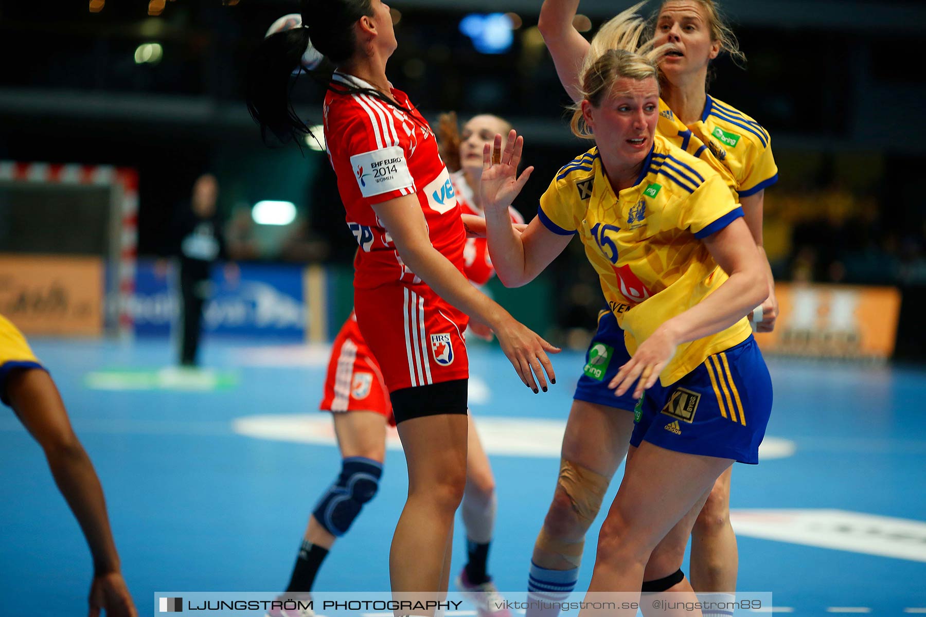 VM-kval Sverige-Kroatien 27-21,dam,Hovet,Stockholm,Sverige,Handboll,,2015,153921