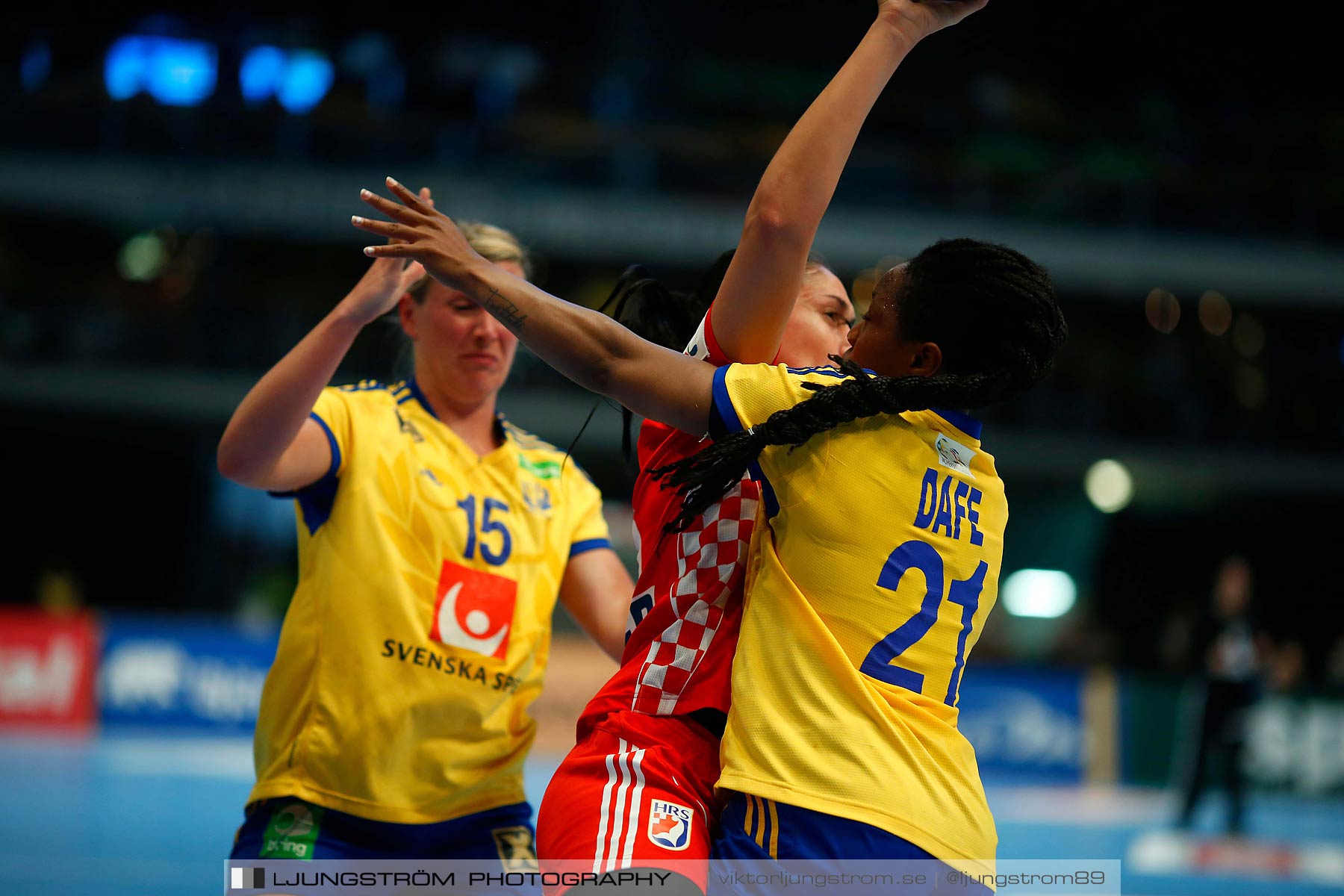 VM-kval Sverige-Kroatien 27-21,dam,Hovet,Stockholm,Sverige,Handboll,,2015,153928