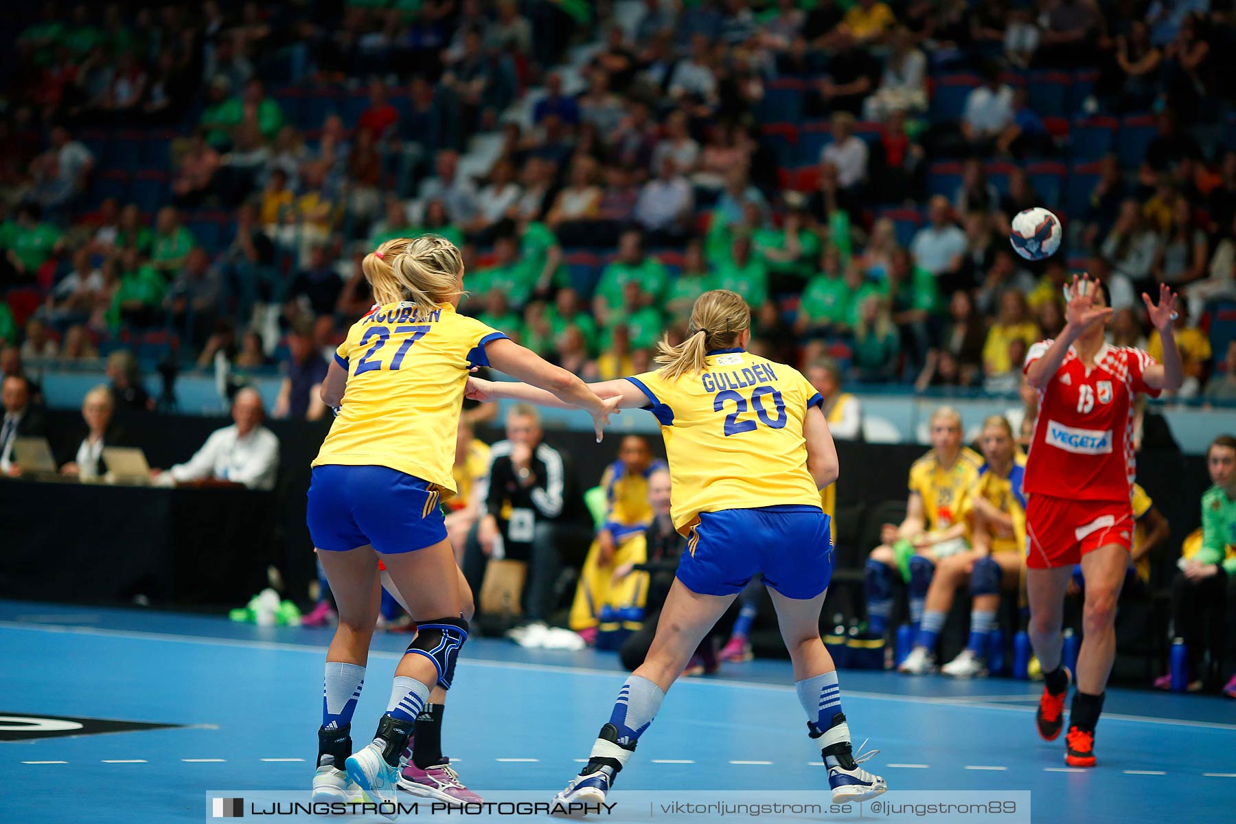 VM-kval Sverige-Kroatien 27-21,dam,Hovet,Stockholm,Sverige,Handboll,,2015,153931