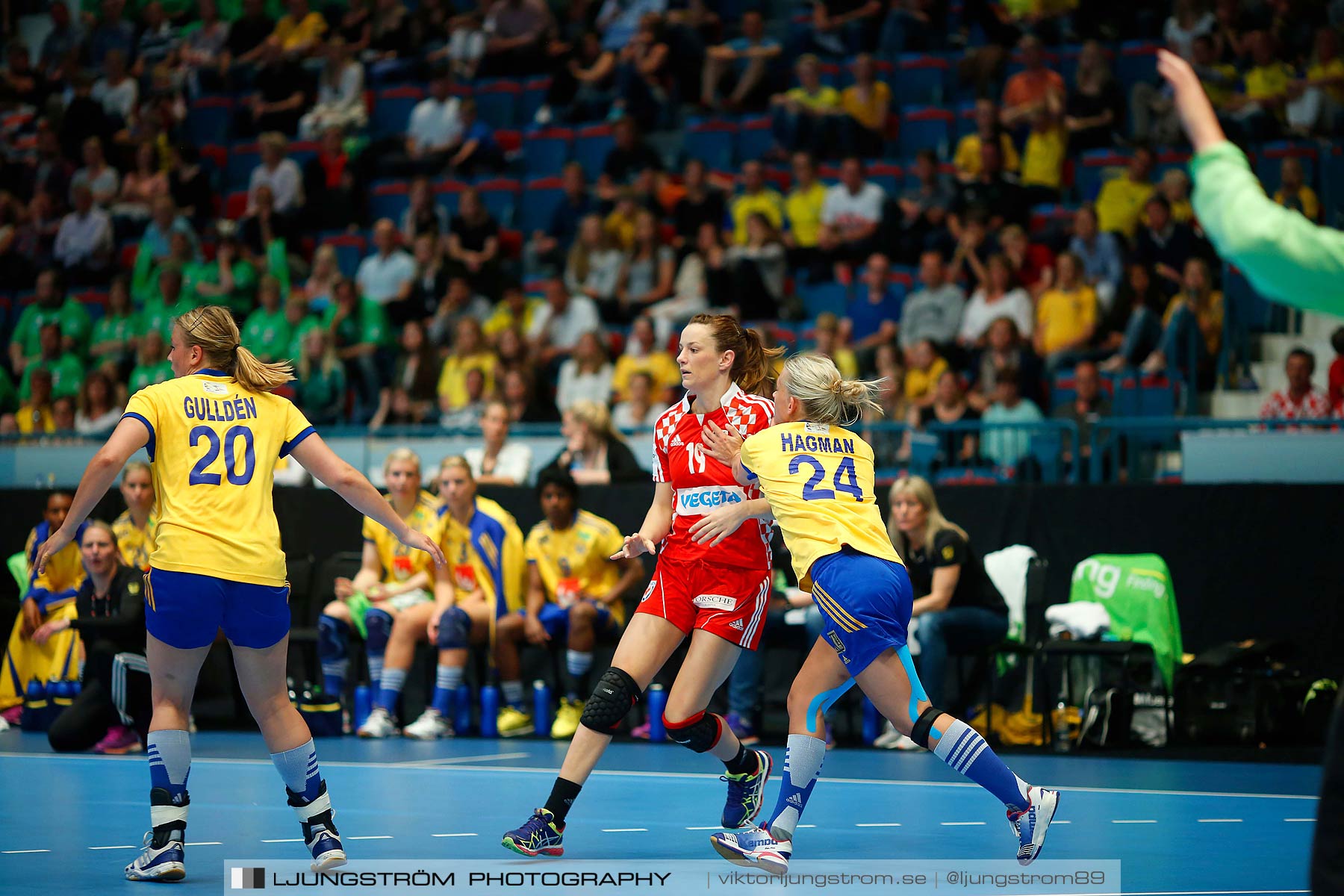 VM-kval Sverige-Kroatien 27-21,dam,Hovet,Stockholm,Sverige,Handboll,,2015,153936