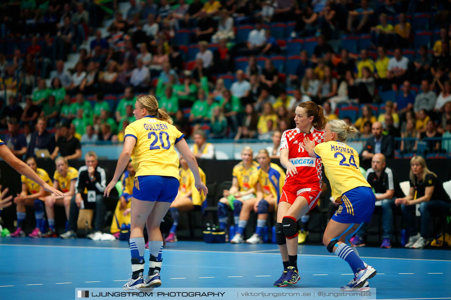 VM-kval Sverige-Kroatien 27-21,dam,Hovet,Stockholm,Sverige,Handboll,,2015,153937
