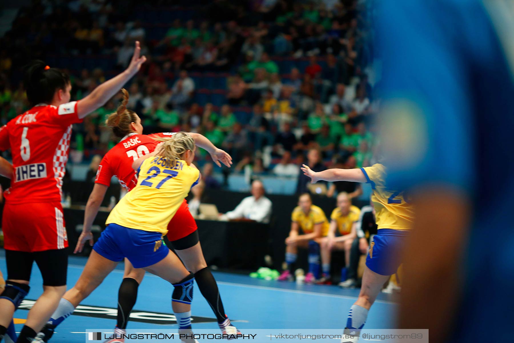 VM-kval Sverige-Kroatien 27-21,dam,Hovet,Stockholm,Sverige,Handboll,,2015,153959