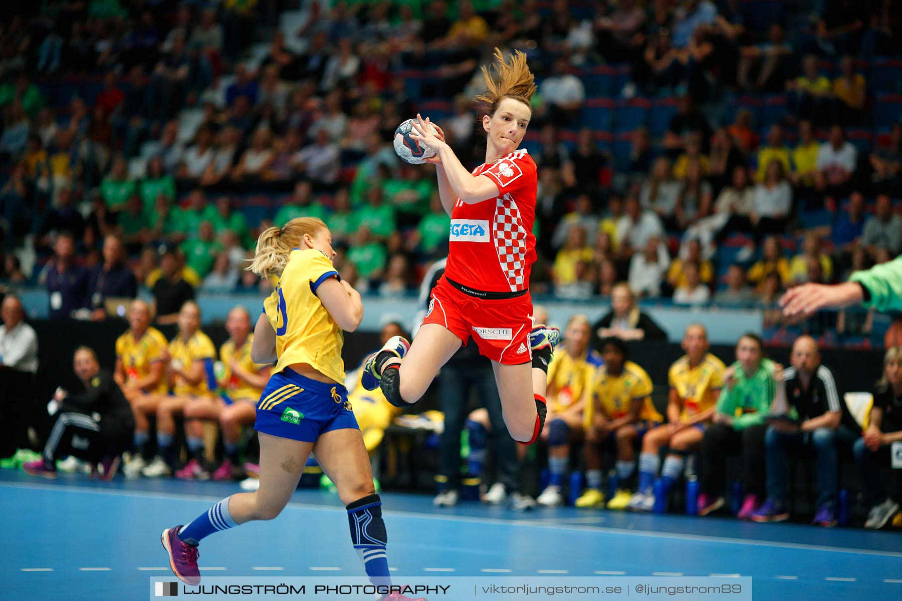 VM-kval Sverige-Kroatien 27-21,dam,Hovet,Stockholm,Sverige,Handboll,,2015,153995