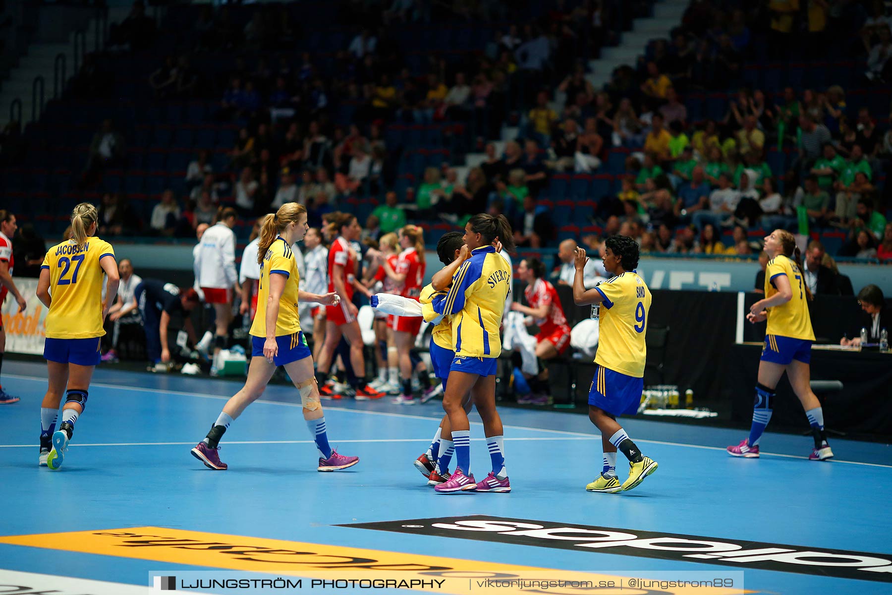 VM-kval Sverige-Kroatien 27-21,dam,Hovet,Stockholm,Sverige,Handboll,,2015,154011