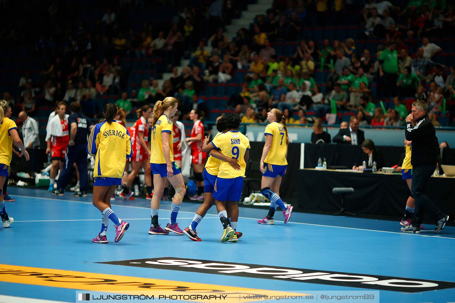 VM-kval Sverige-Kroatien 27-21,dam,Hovet,Stockholm,Sverige,Handboll,,2015,154014