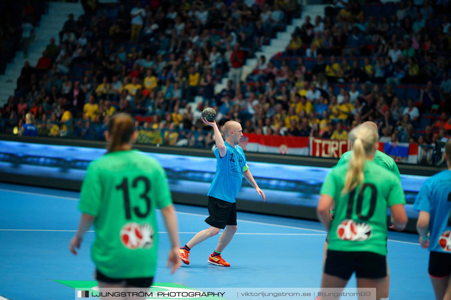 VM-kval Sverige-Kroatien 27-21,dam,Hovet,Stockholm,Sverige,Handboll,,2015,154065