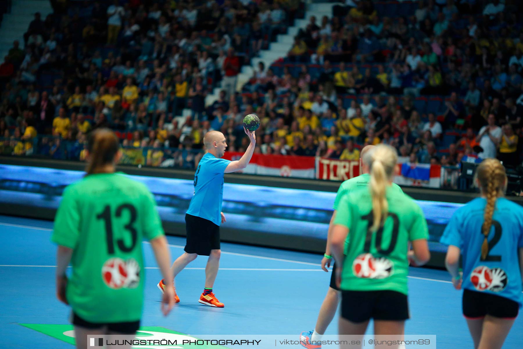 VM-kval Sverige-Kroatien 27-21,dam,Hovet,Stockholm,Sverige,Handboll,,2015,154066