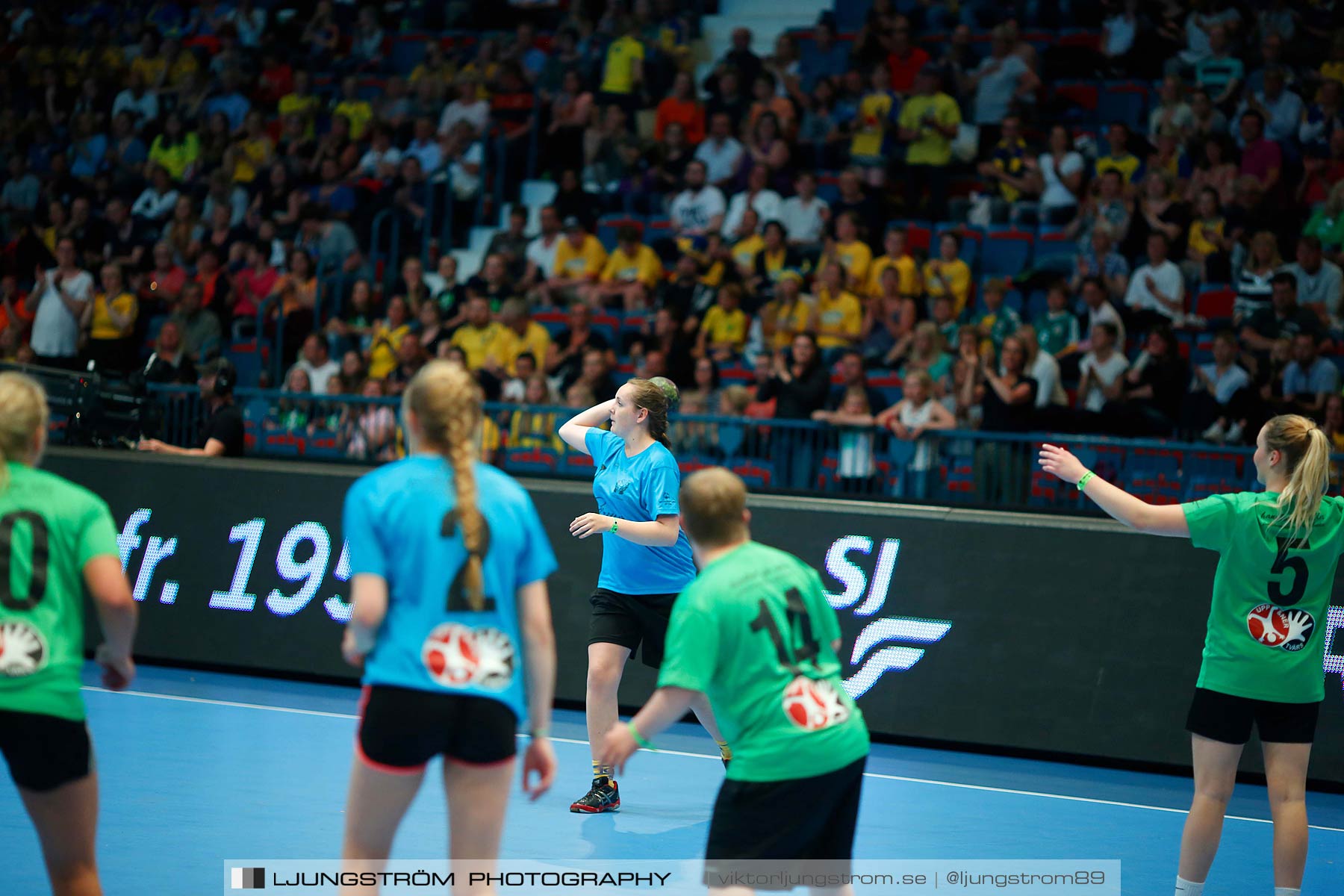 VM-kval Sverige-Kroatien 27-21,dam,Hovet,Stockholm,Sverige,Handboll,,2015,154067