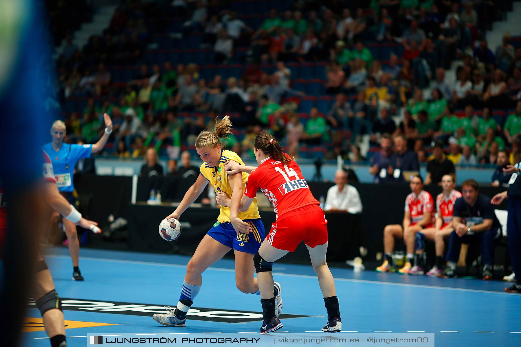 VM-kval Sverige-Kroatien 27-21,dam,Hovet,Stockholm,Sverige,Handboll,,2015,154092