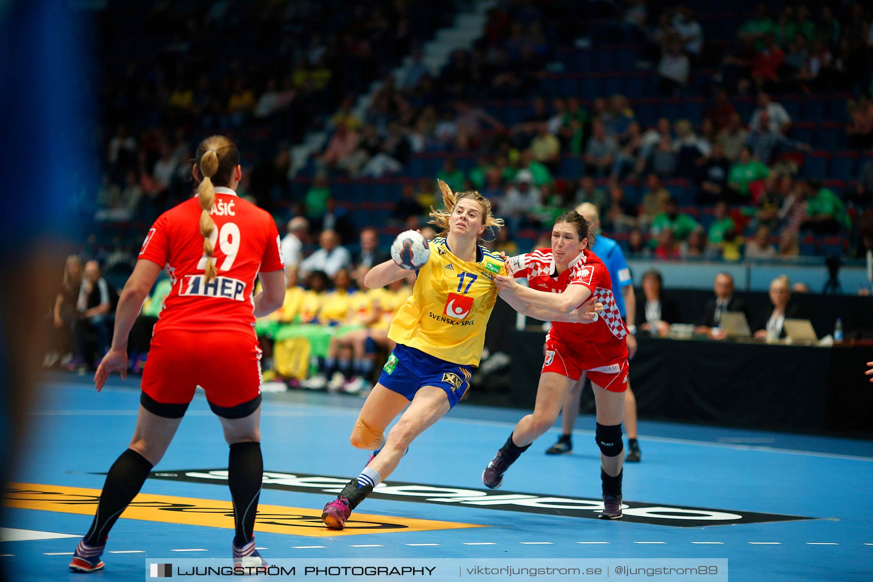 VM-kval Sverige-Kroatien 27-21,dam,Hovet,Stockholm,Sverige,Handboll,,2015,154102