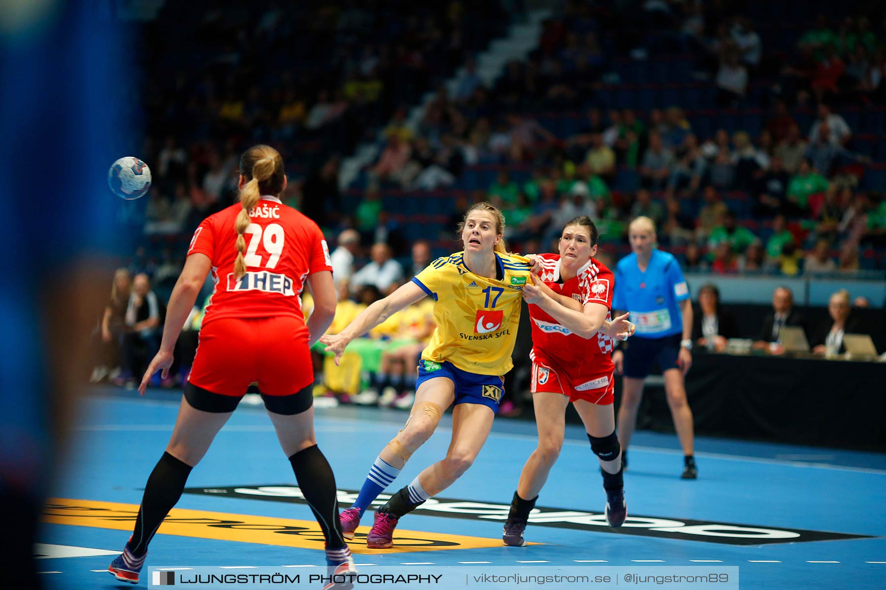 VM-kval Sverige-Kroatien 27-21,dam,Hovet,Stockholm,Sverige,Handboll,,2015,154103