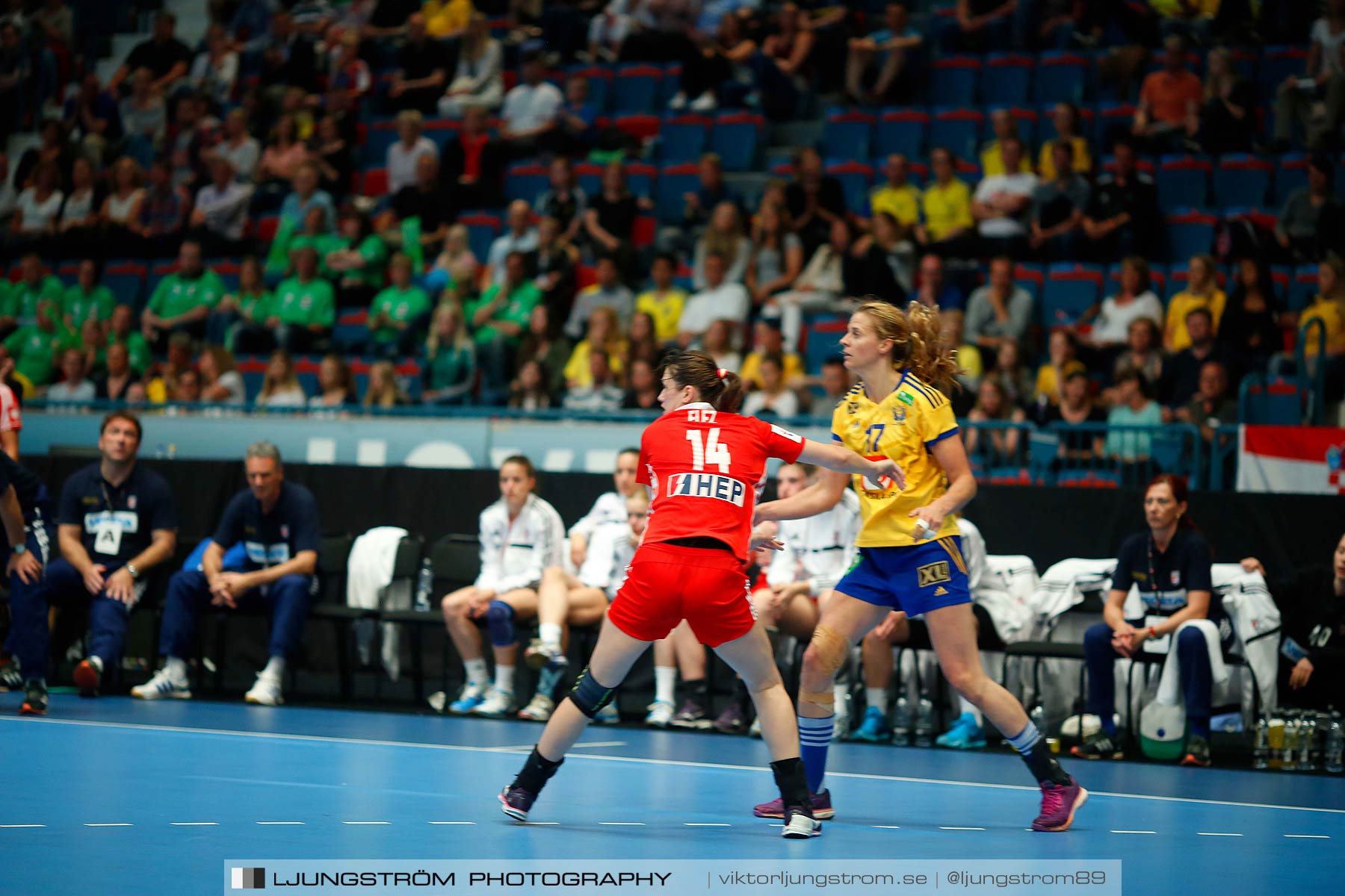 VM-kval Sverige-Kroatien 27-21,dam,Hovet,Stockholm,Sverige,Handboll,,2015,154140