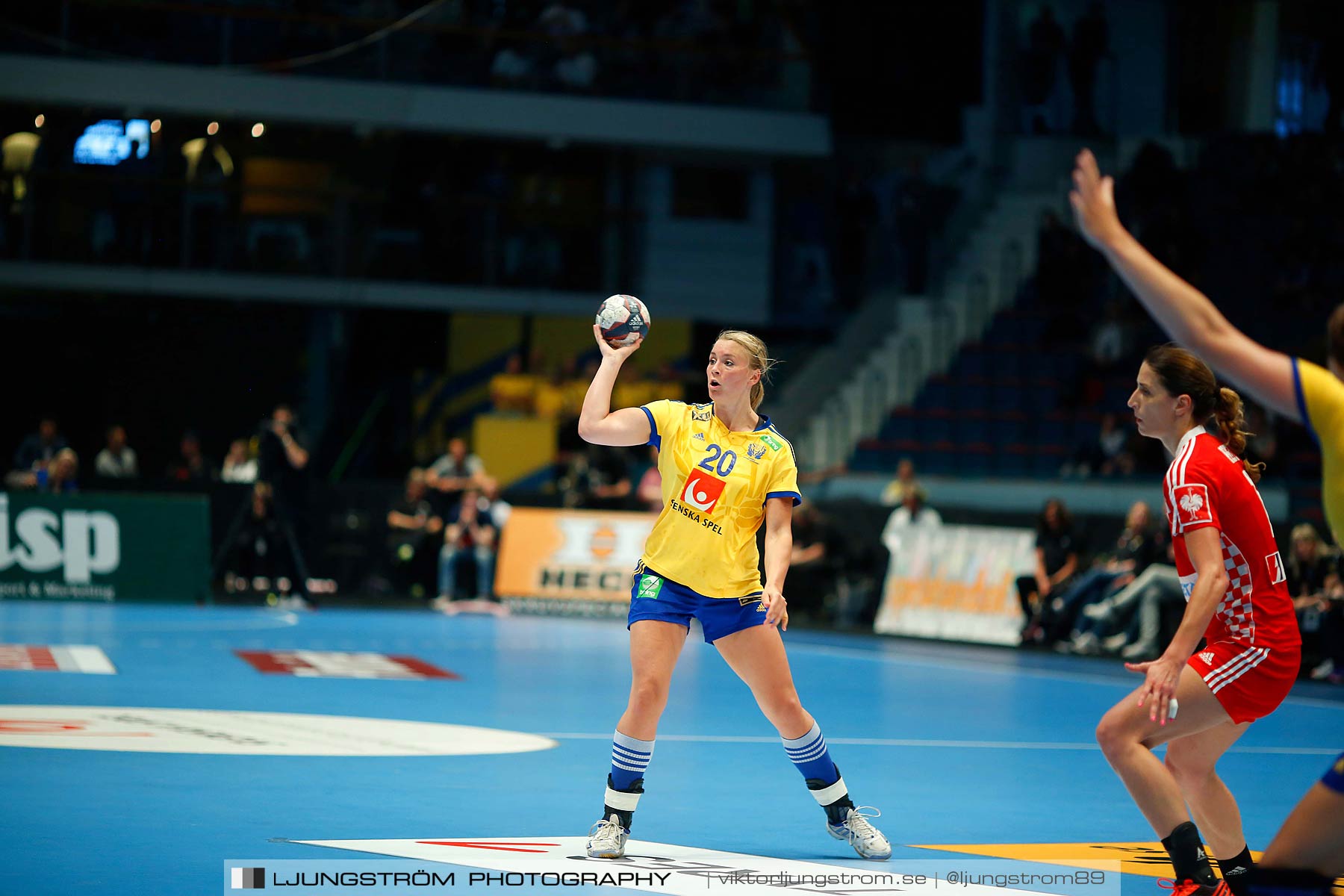 VM-kval Sverige-Kroatien 27-21,dam,Hovet,Stockholm,Sverige,Handboll,,2015,154142