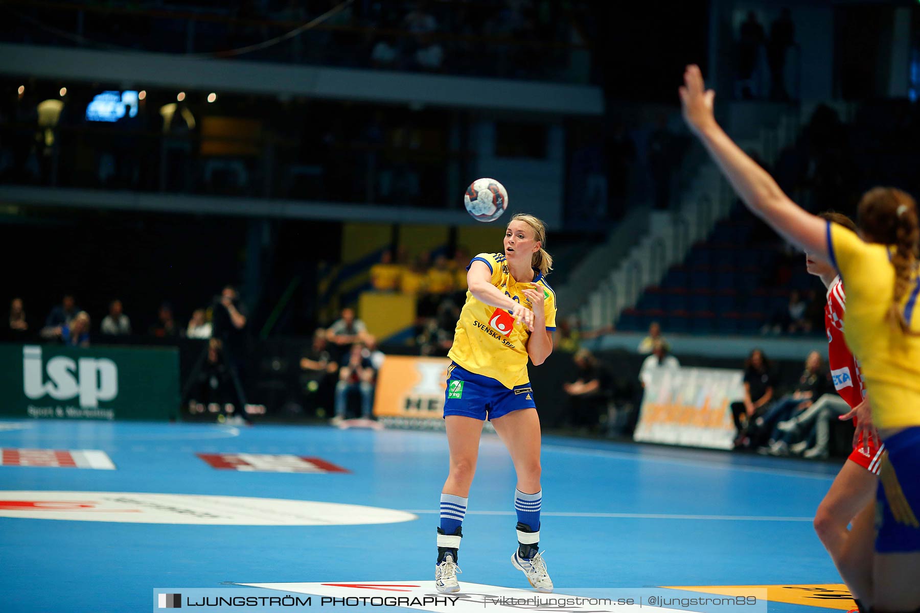 VM-kval Sverige-Kroatien 27-21,dam,Hovet,Stockholm,Sverige,Handboll,,2015,154143