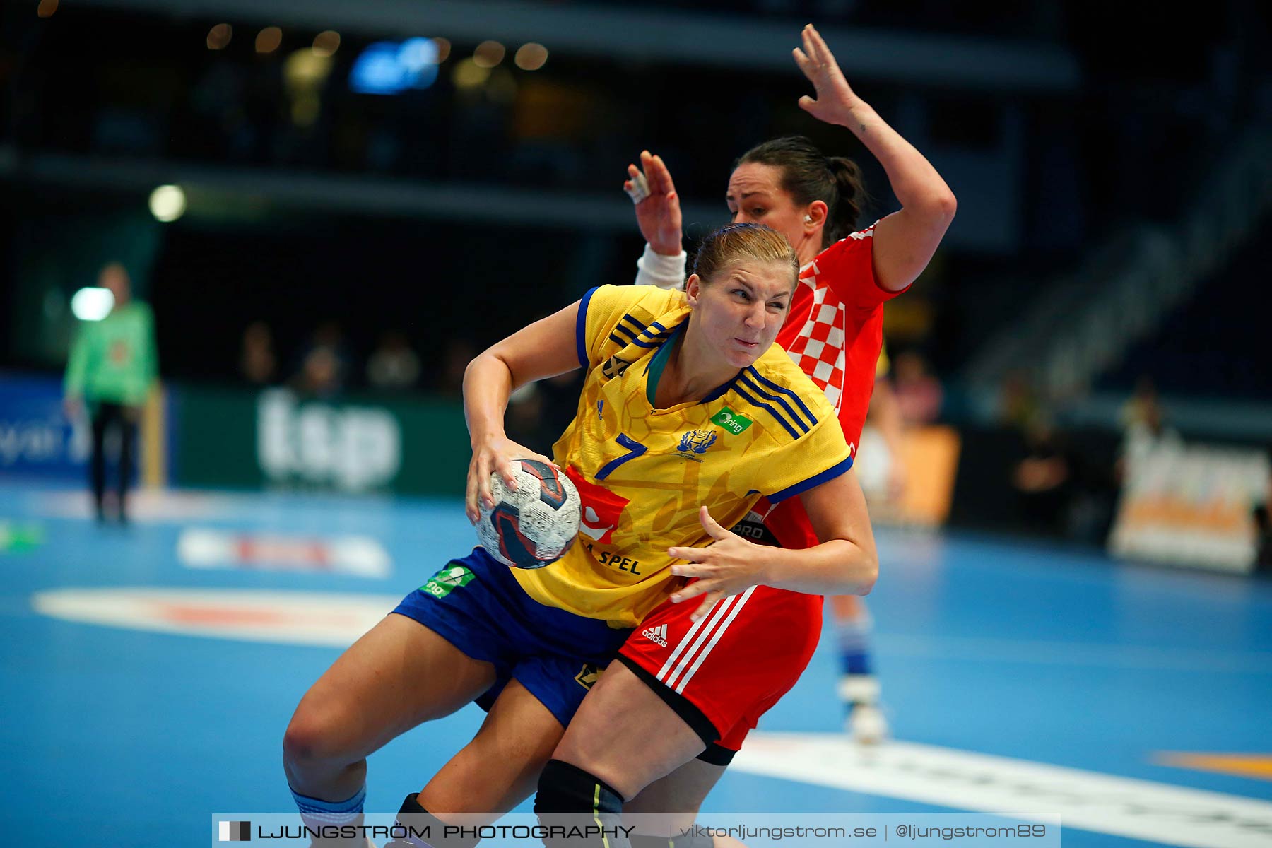 VM-kval Sverige-Kroatien 27-21,dam,Hovet,Stockholm,Sverige,Handboll,,2015,154146